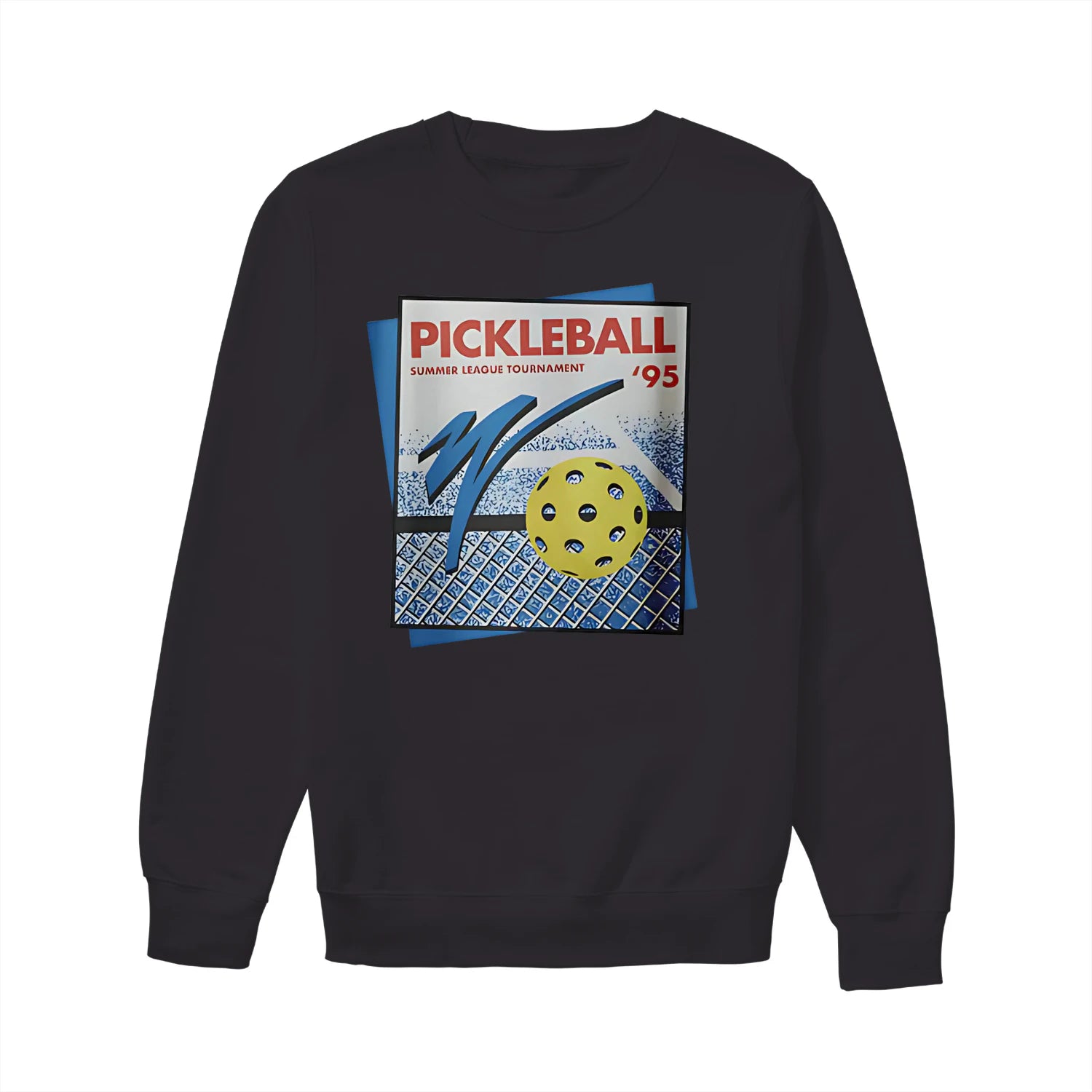 retro pickleball court Women’s Sweatshirt – Funny Gift
