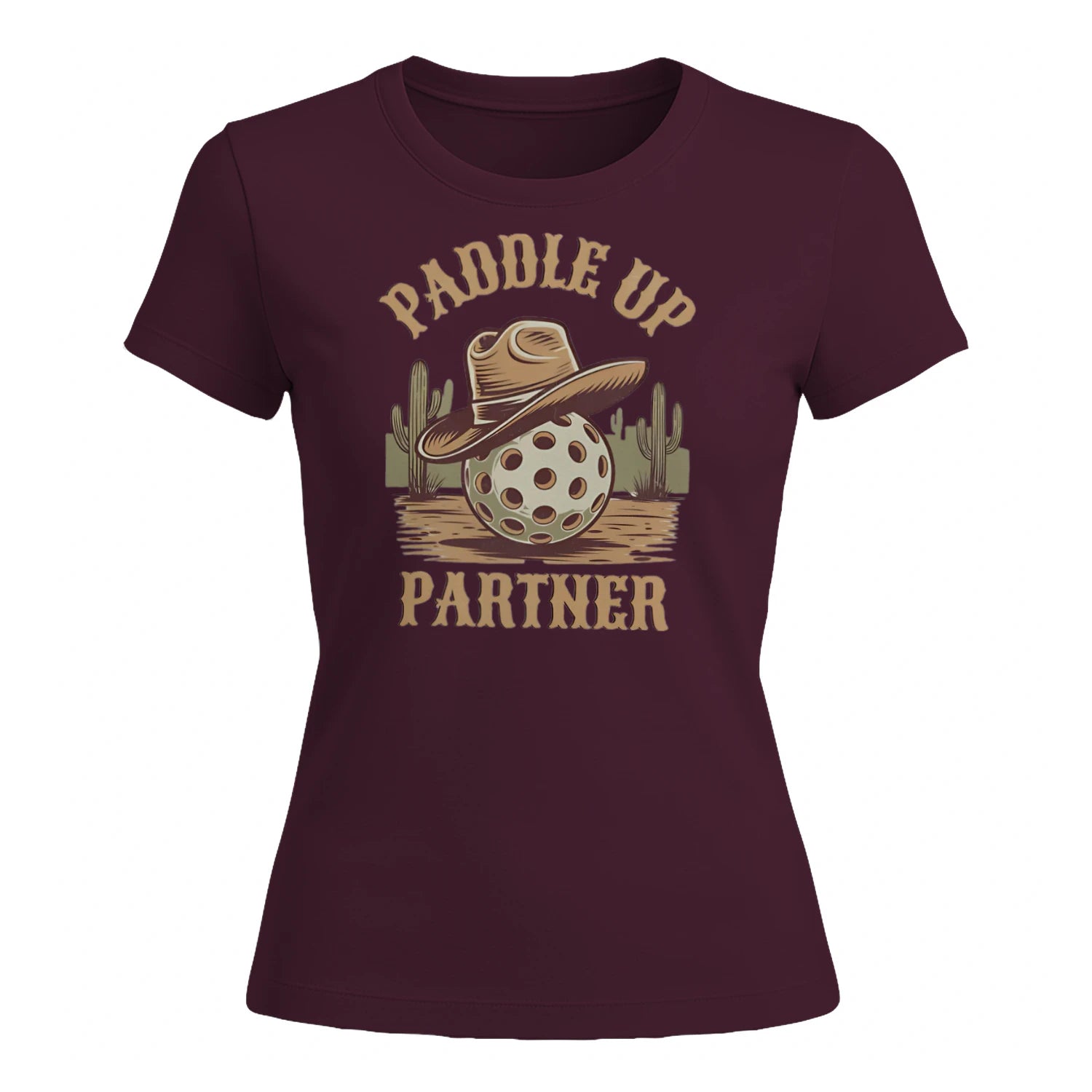 Paddle Up Partner for Pickleball Women’s T-Shirt – Funny Gift