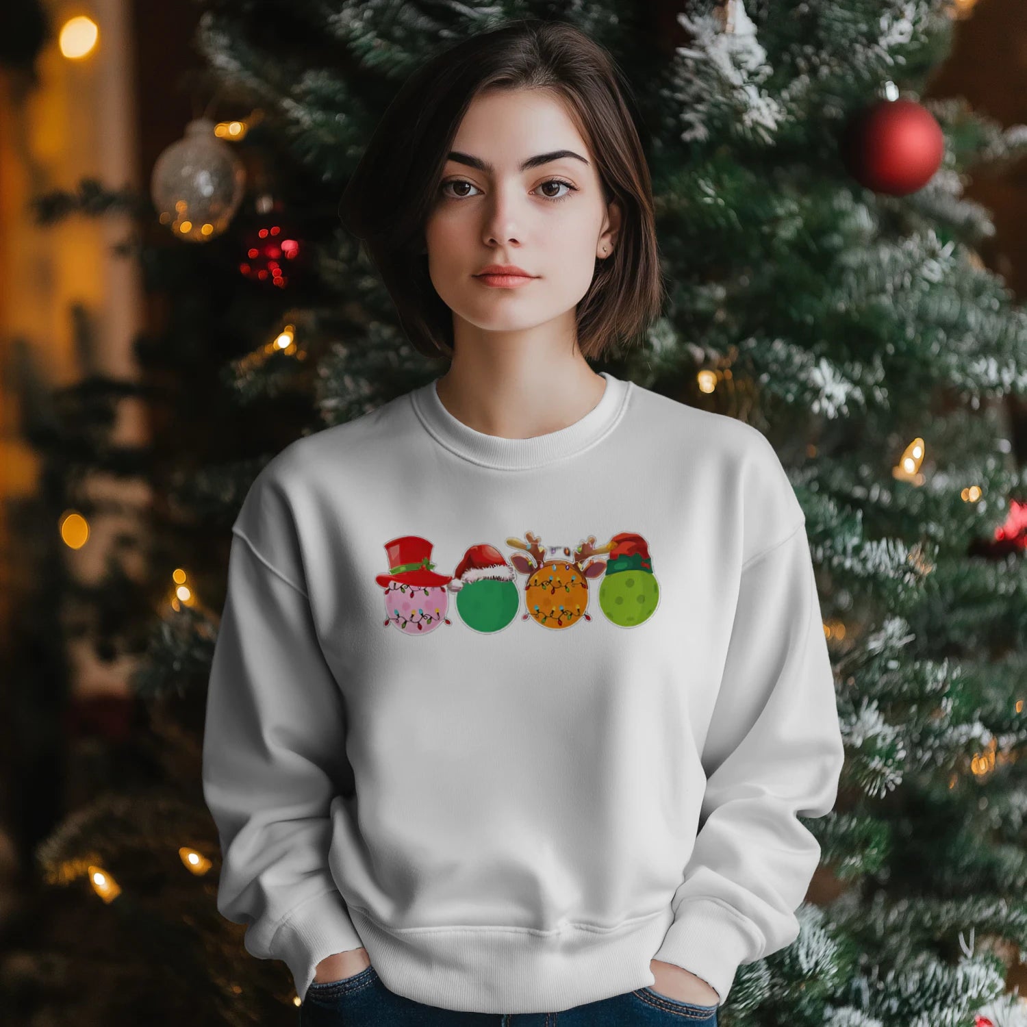 peace love pickleball Women’s Sweatshirt – Funny Gift