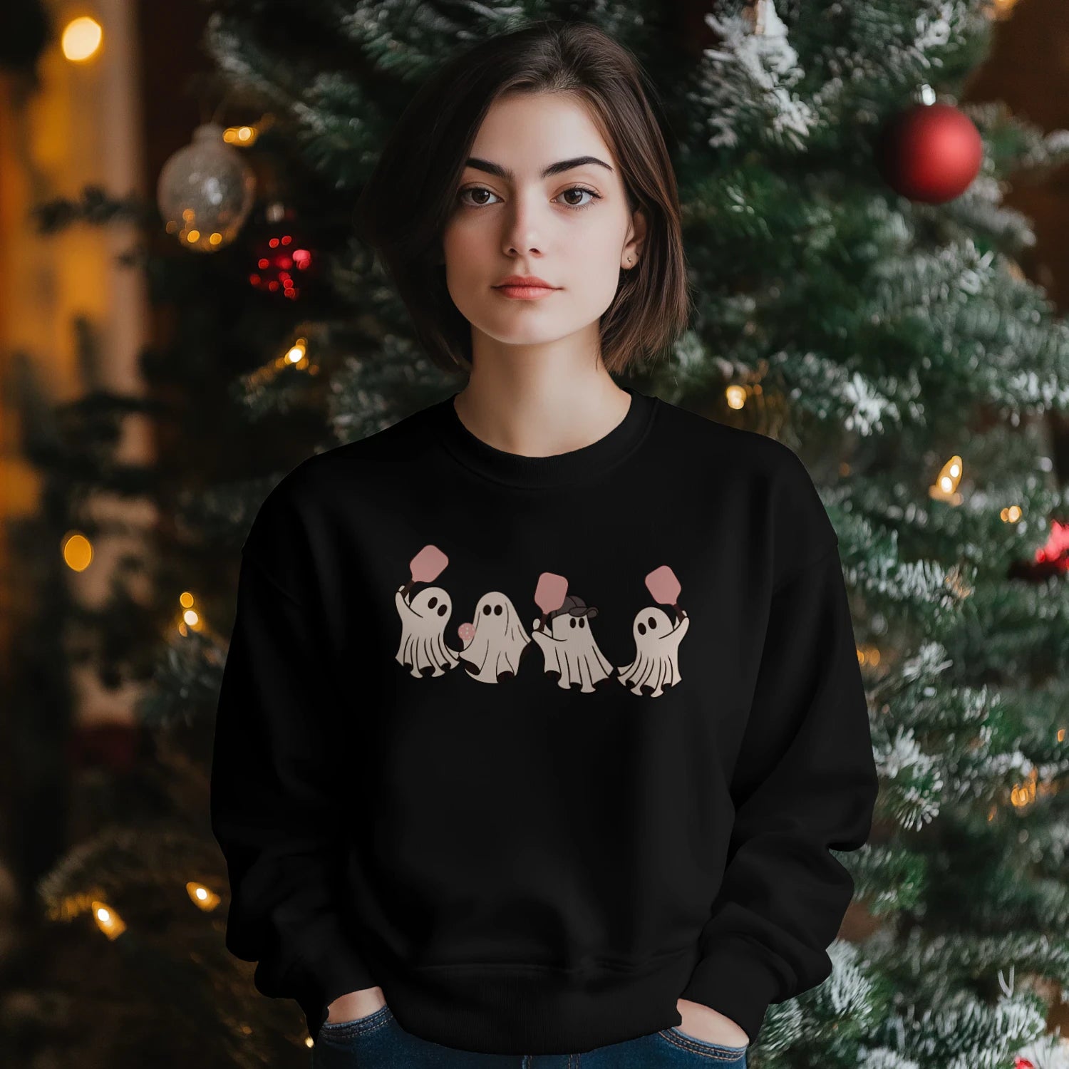 cute pickleball characters Women’s Sweatshirt – Funny Gift