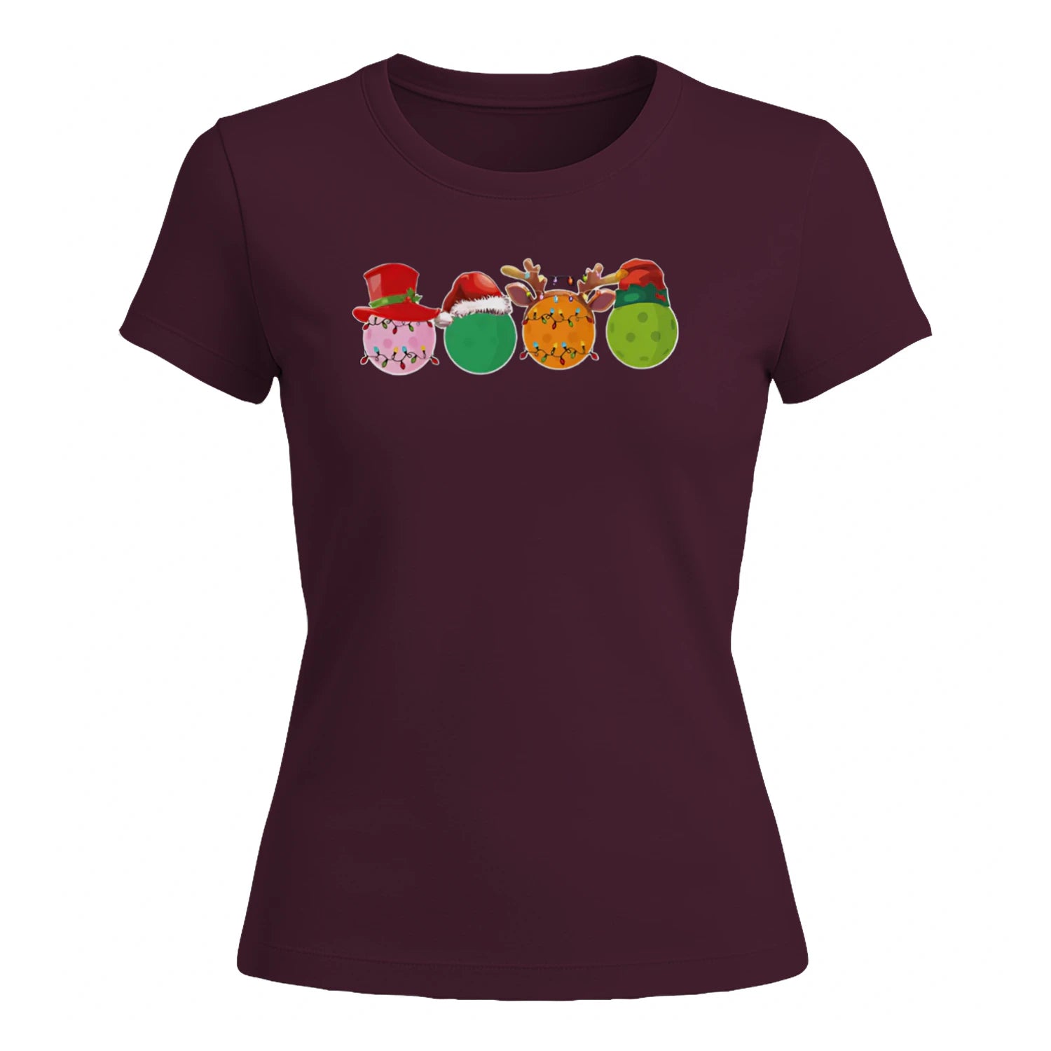 Pickleball Christmas Ornaments for Women’s T-Shirt – Funny Gift
