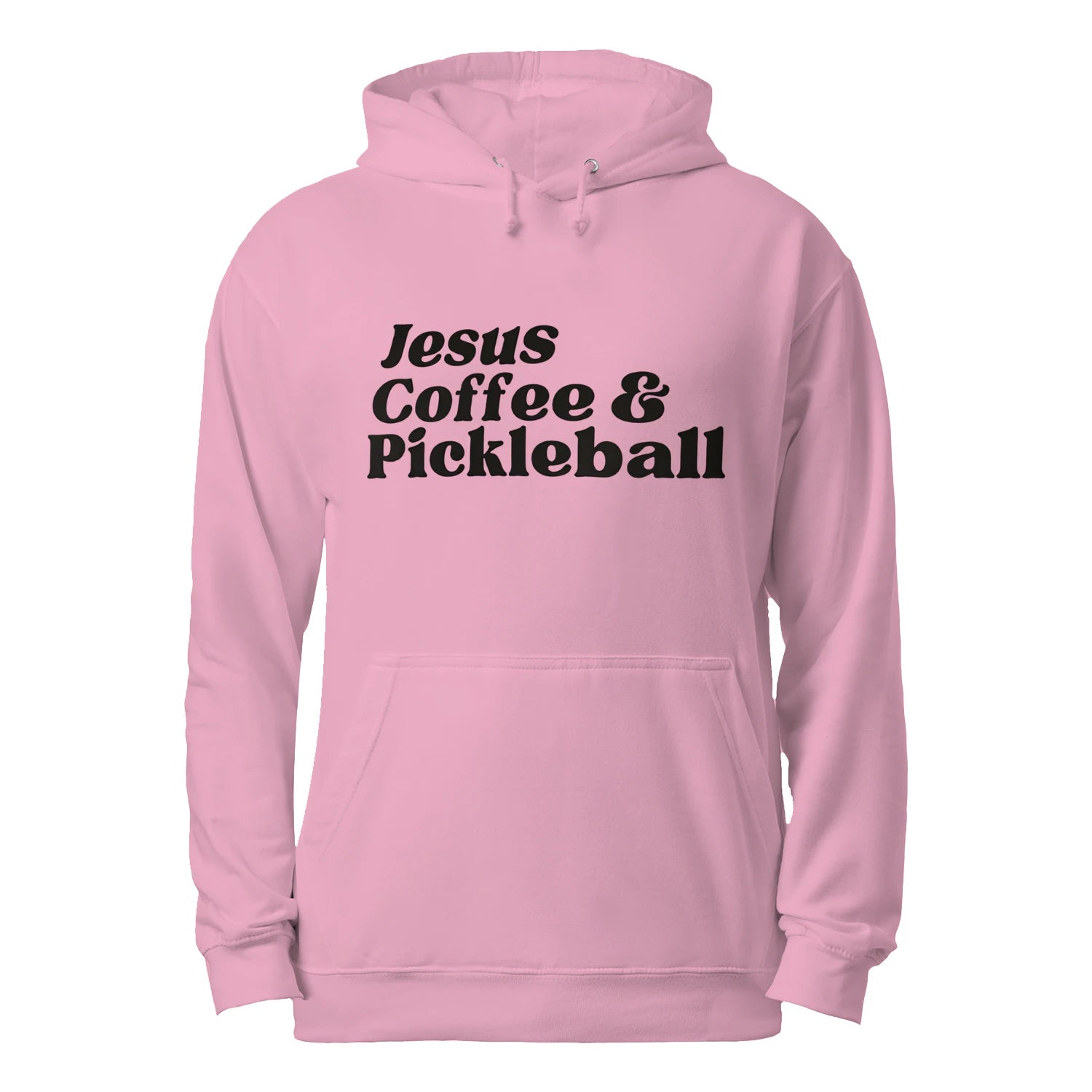 Jesus, Coffee & Pickleball Men’s Hoodie – Funny Gift