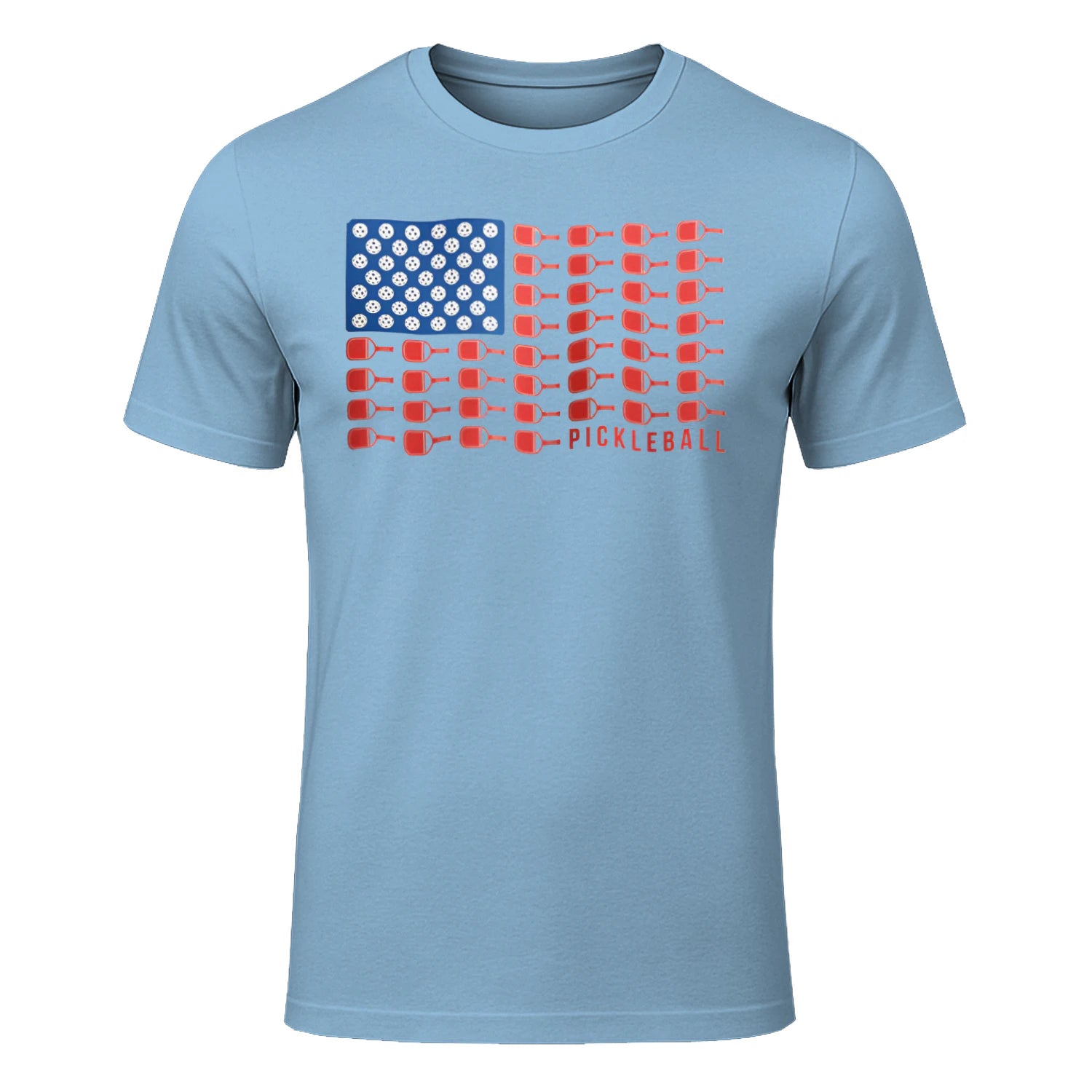American Flag Pickleball T-Shirt – Funny Gift