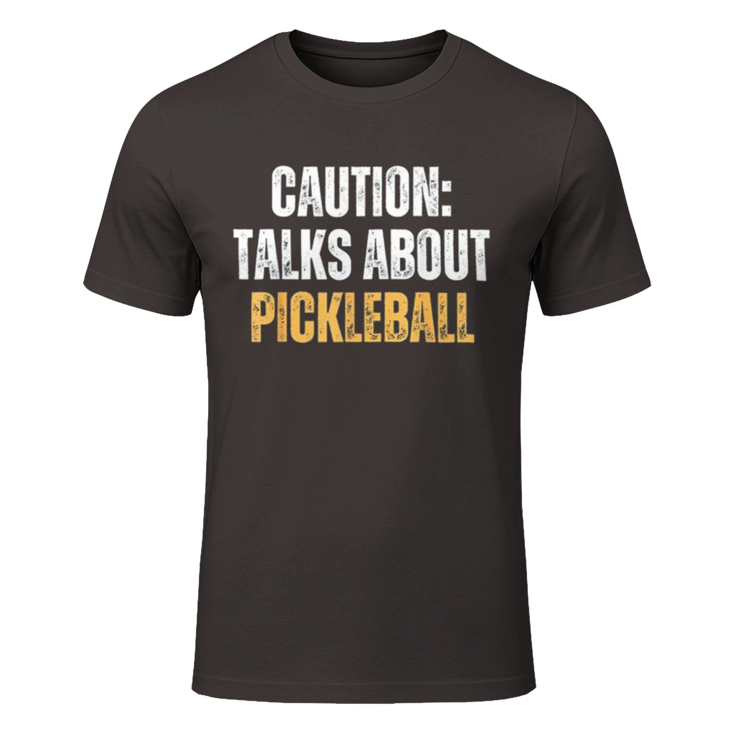 Caution: Talks About Pickleball T-Shirt – Funny Gift