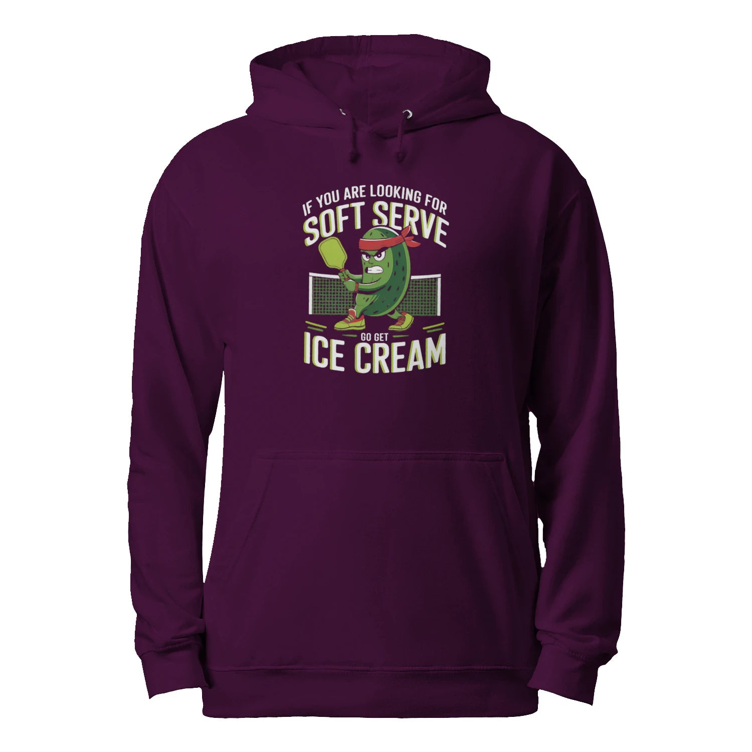 Pickleball & Ice Cream Men’s Hoodie – Funny Gift