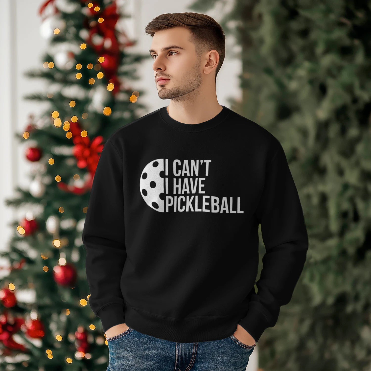 I Can’t, I Have Pickleball Men’s Sweatshirt – Funny Gift