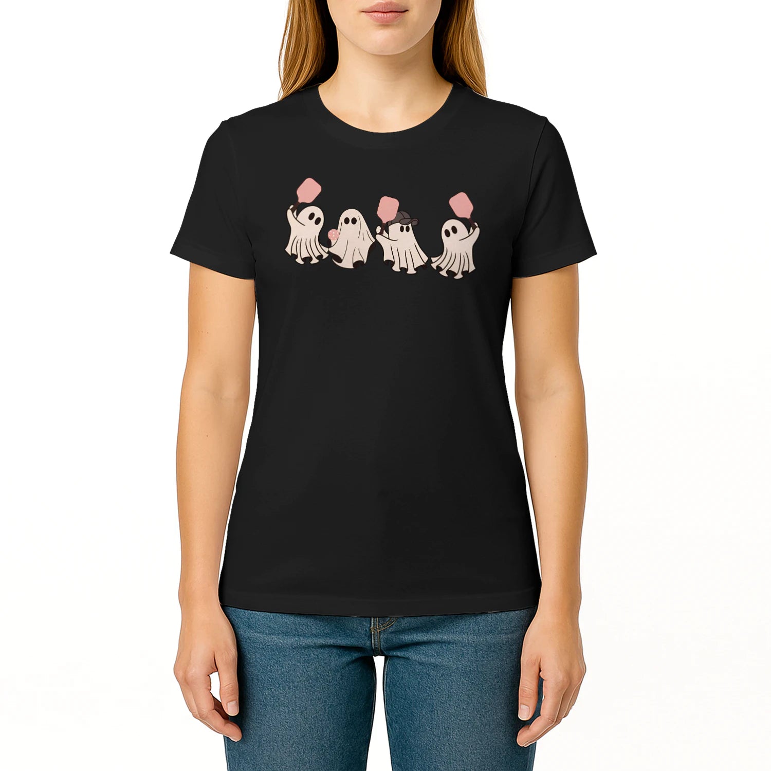 Cute Pickleball Characters for Women’s T-Shirt – Funny Gift