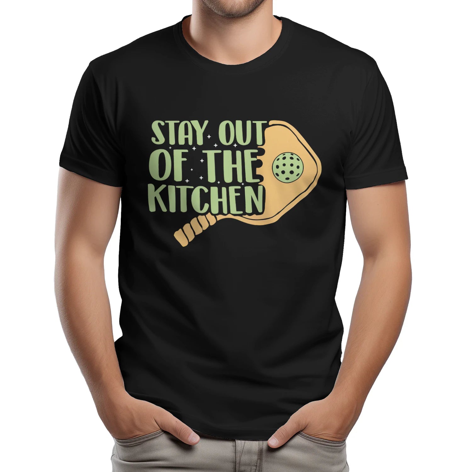 Stay Out of the Kitchen Pickleball T-Shirt – Funny Gift