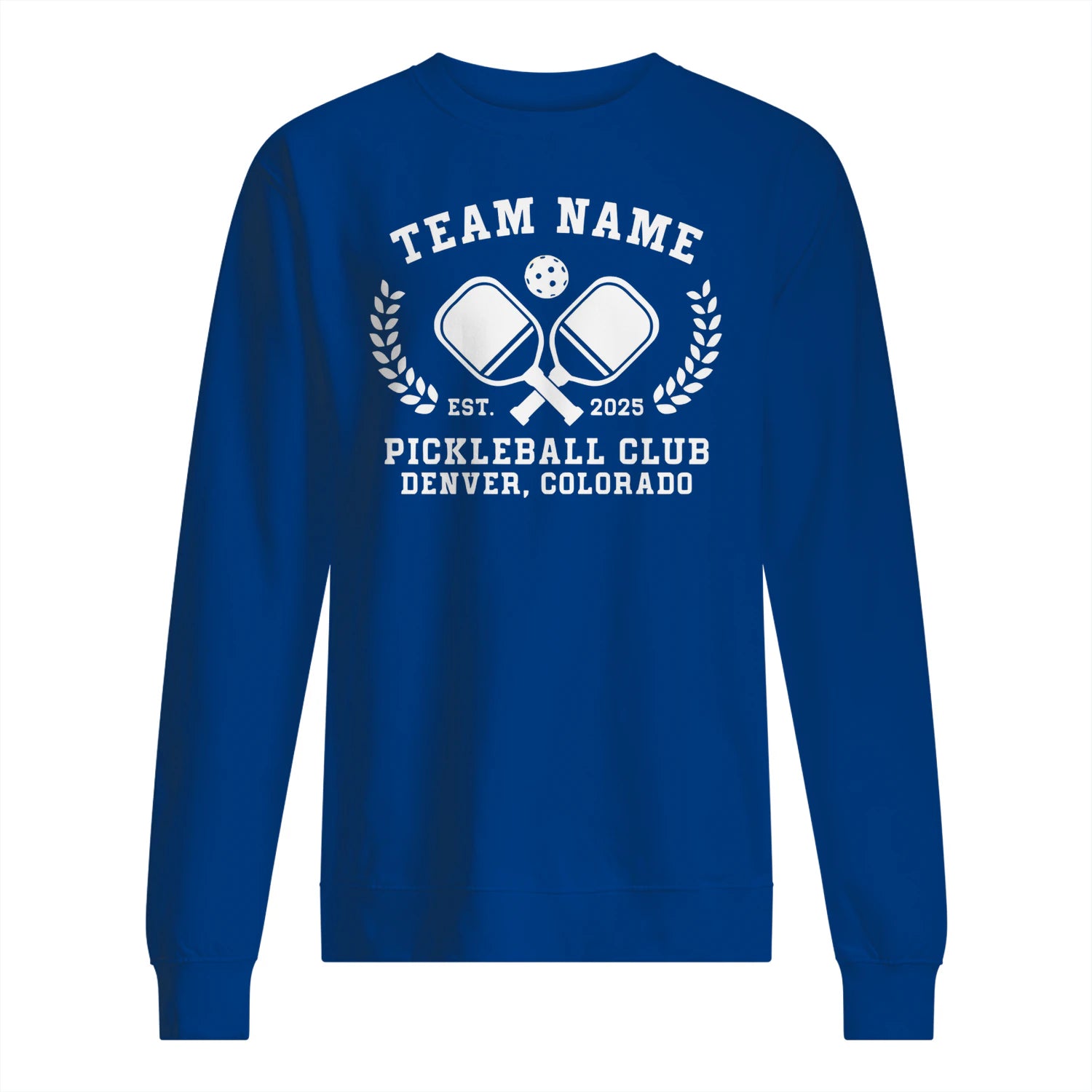 Pickleball Club Team Name Men’s Sweatshirt – Funny Gift