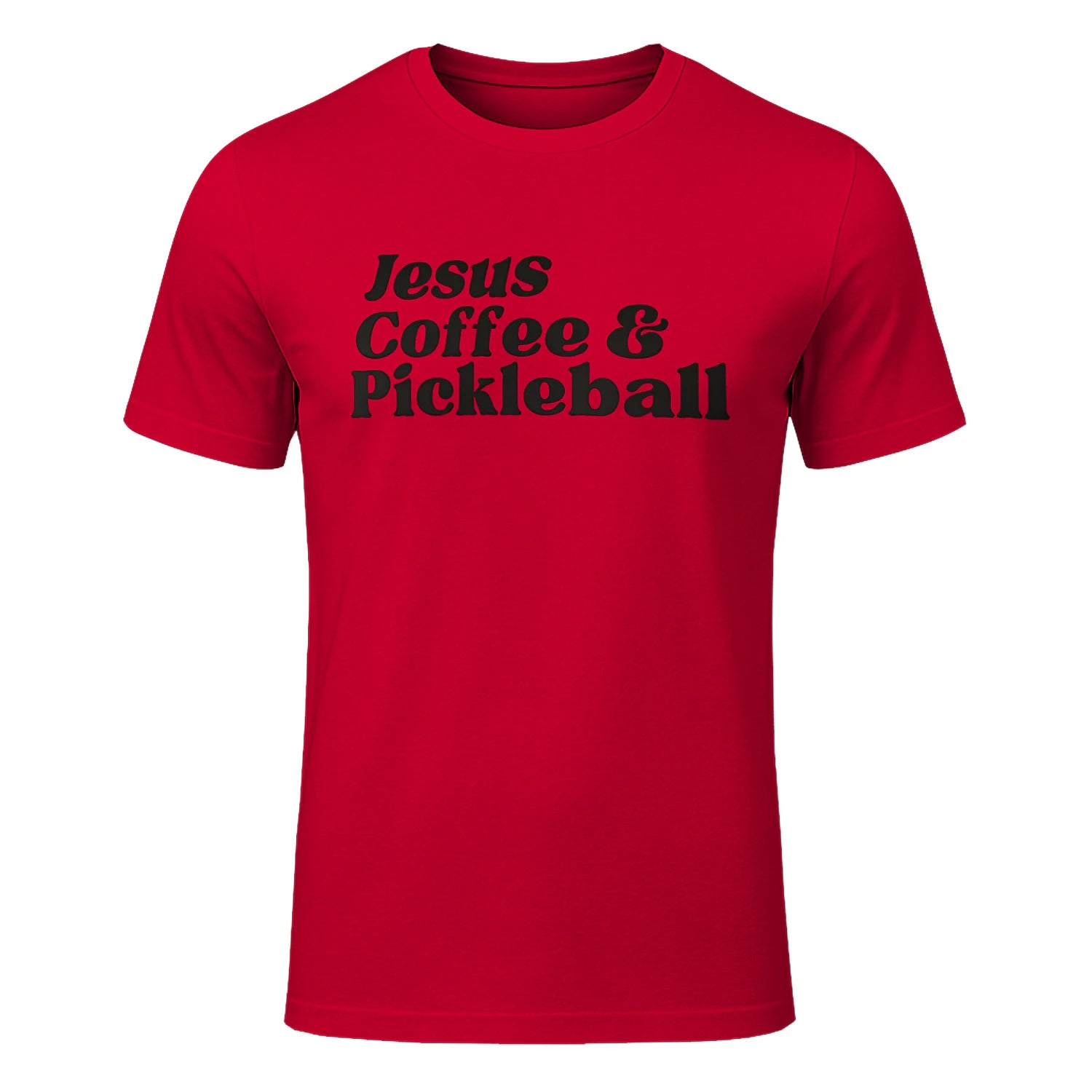 Jesus, Coffee & Pickleball T-Shirt – Funny Gift