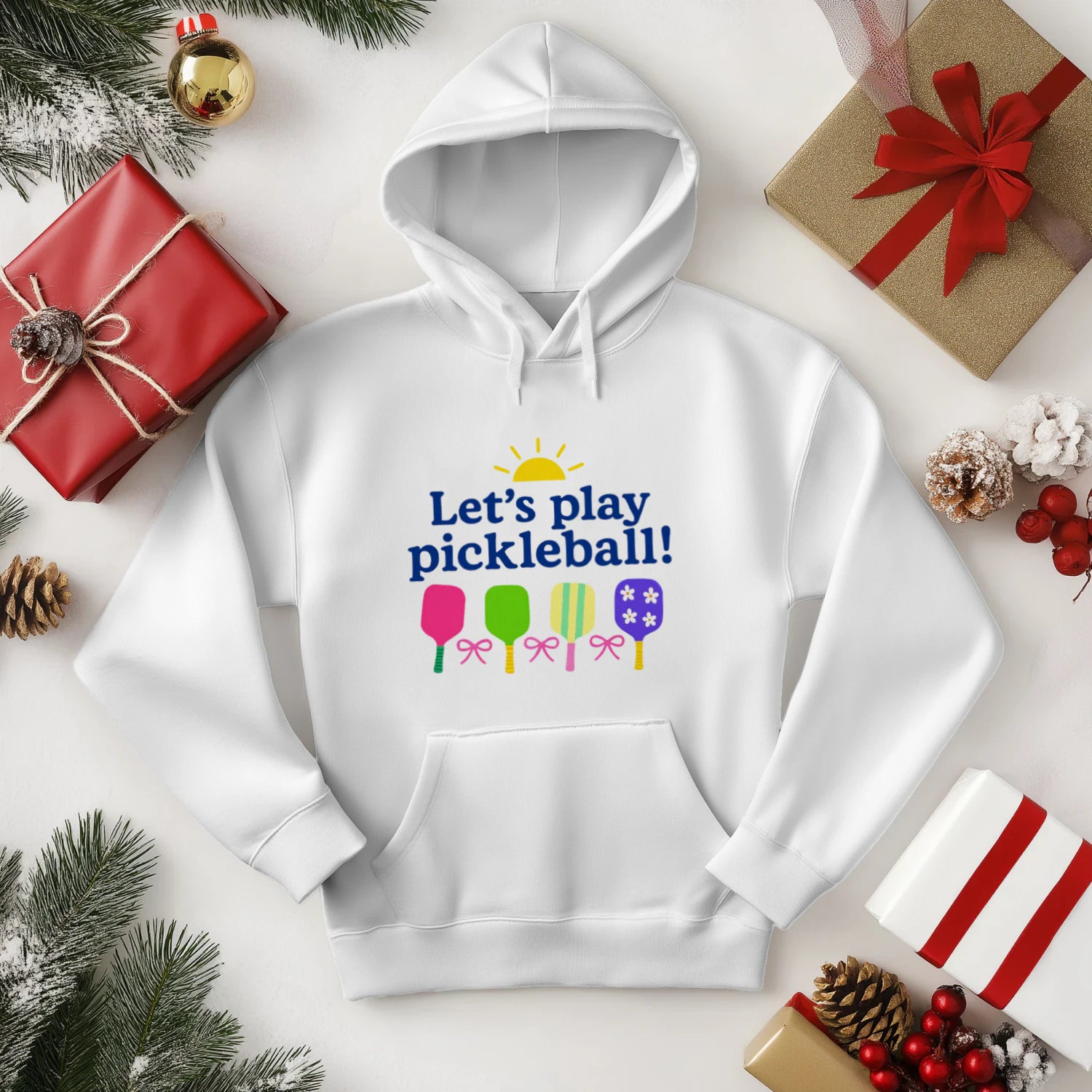 let s play pickleball Women’s Hoodie – Funny Gift