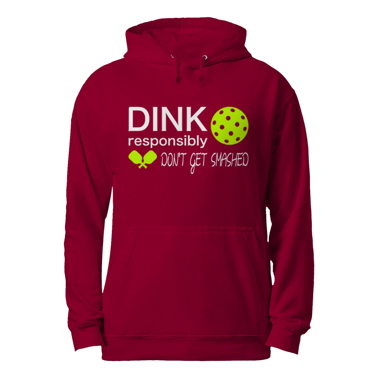 Dink Responsibly Pickleball Men’s Hoodie – Funny Gift