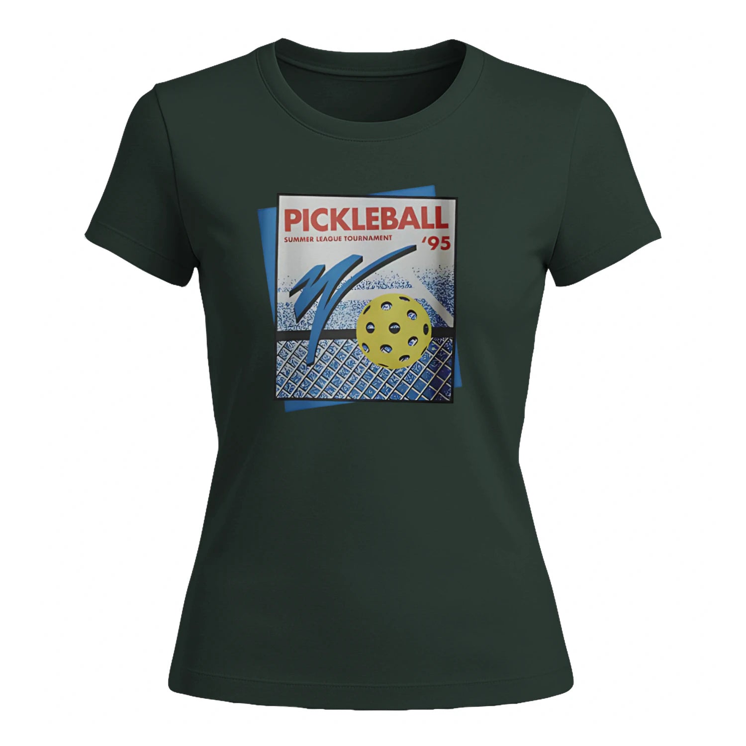 Retro Pickleball Court for Women’s T-Shirt – Funny Gift