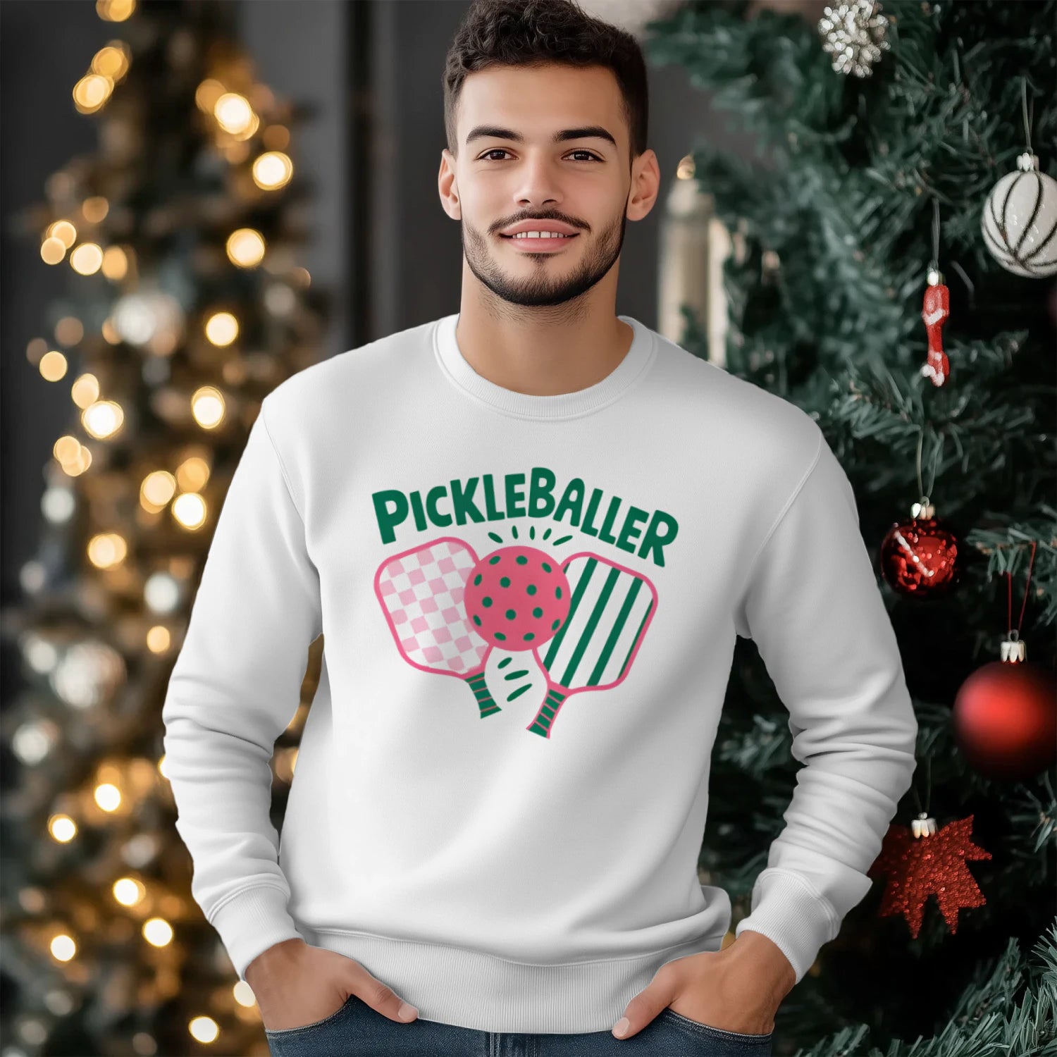 Pickleballer Men’s Sweatshirt – Funny Gift
