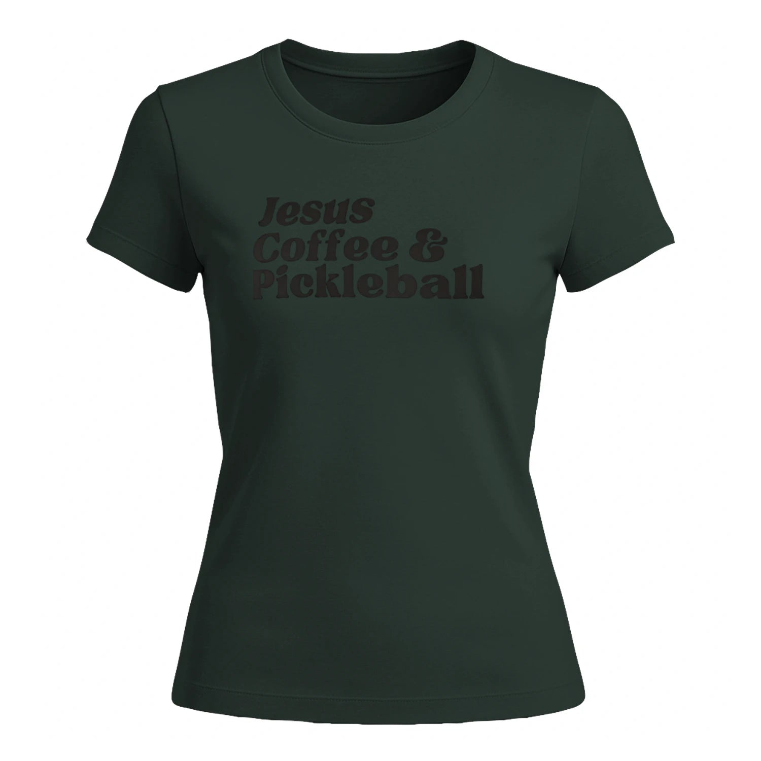 Jesus, Coffee & Pickleball for Women’s T-Shirt – Funny Gift