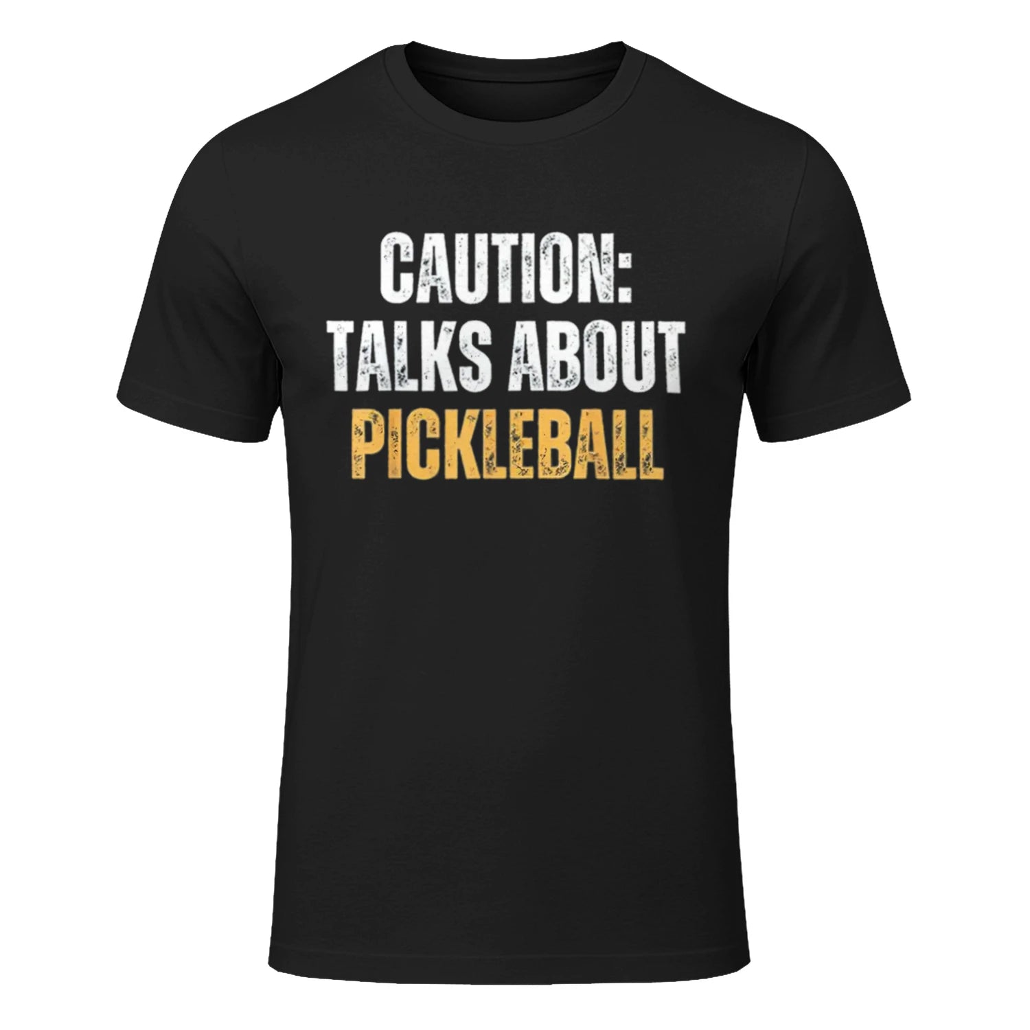 Caution: Talks About Pickleball T-Shirt – Funny Gift