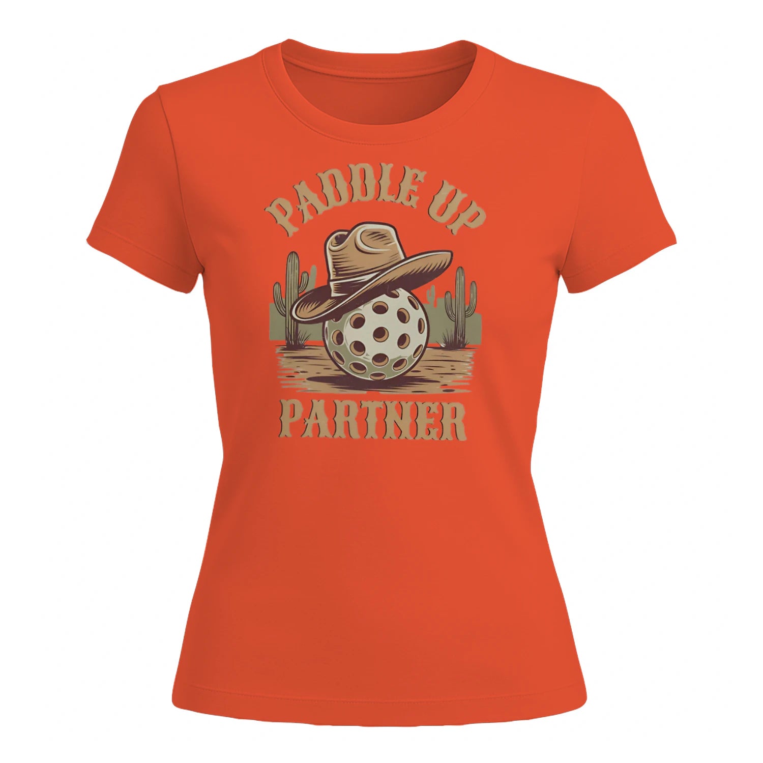 Paddle Up Partner for Pickleball Women’s T-Shirt – Funny Gift