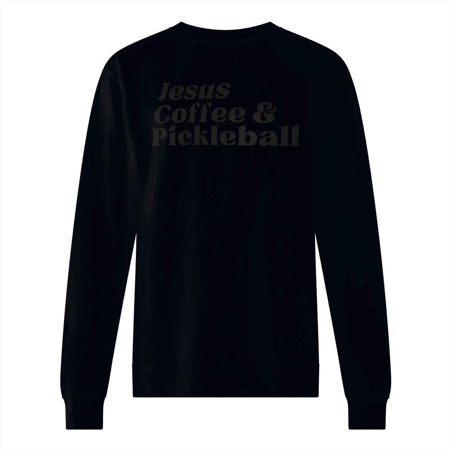 Jesus, Coffee & Pickleball Men’s Sweatshirt – Funny Gift