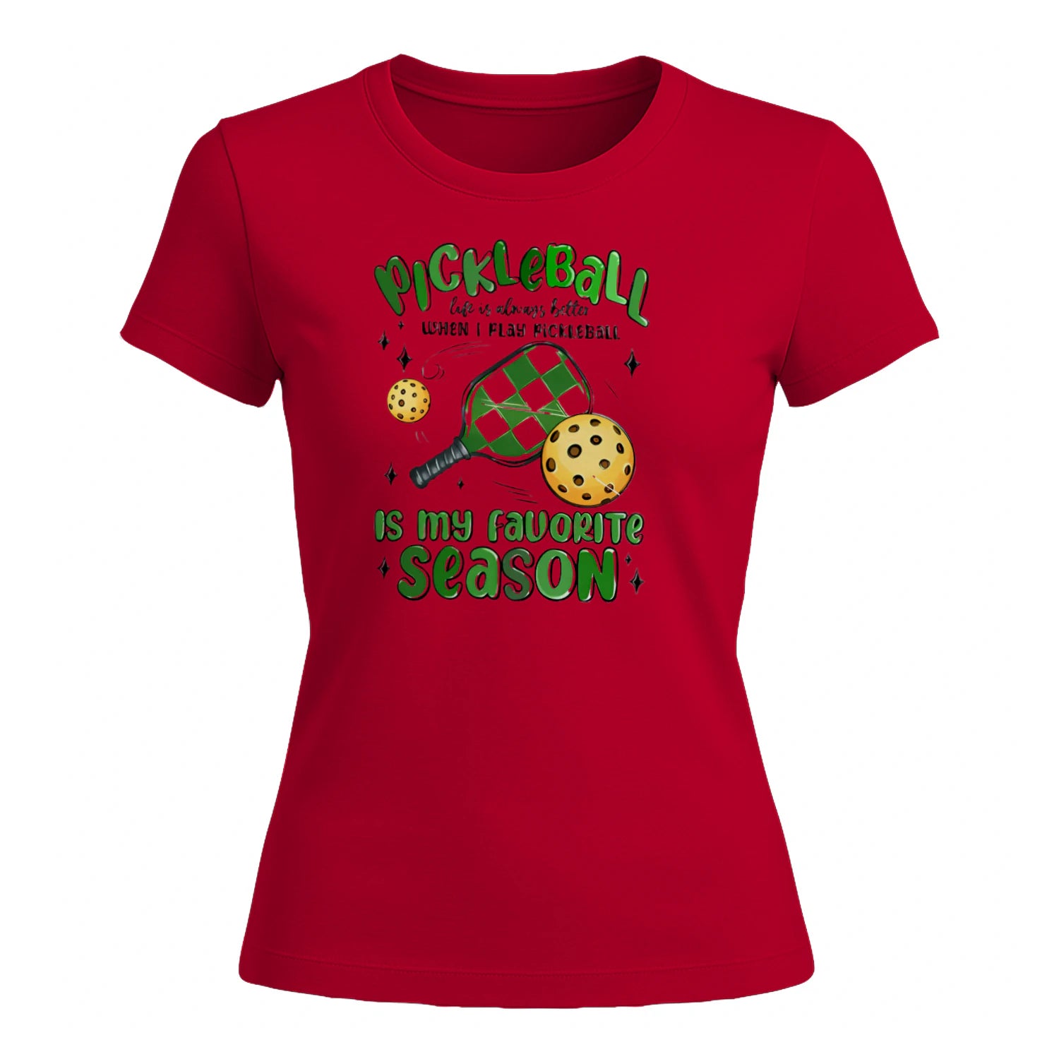 Pickleball Is My Favorite Season for Women’s T-Shirt – Funny Gift