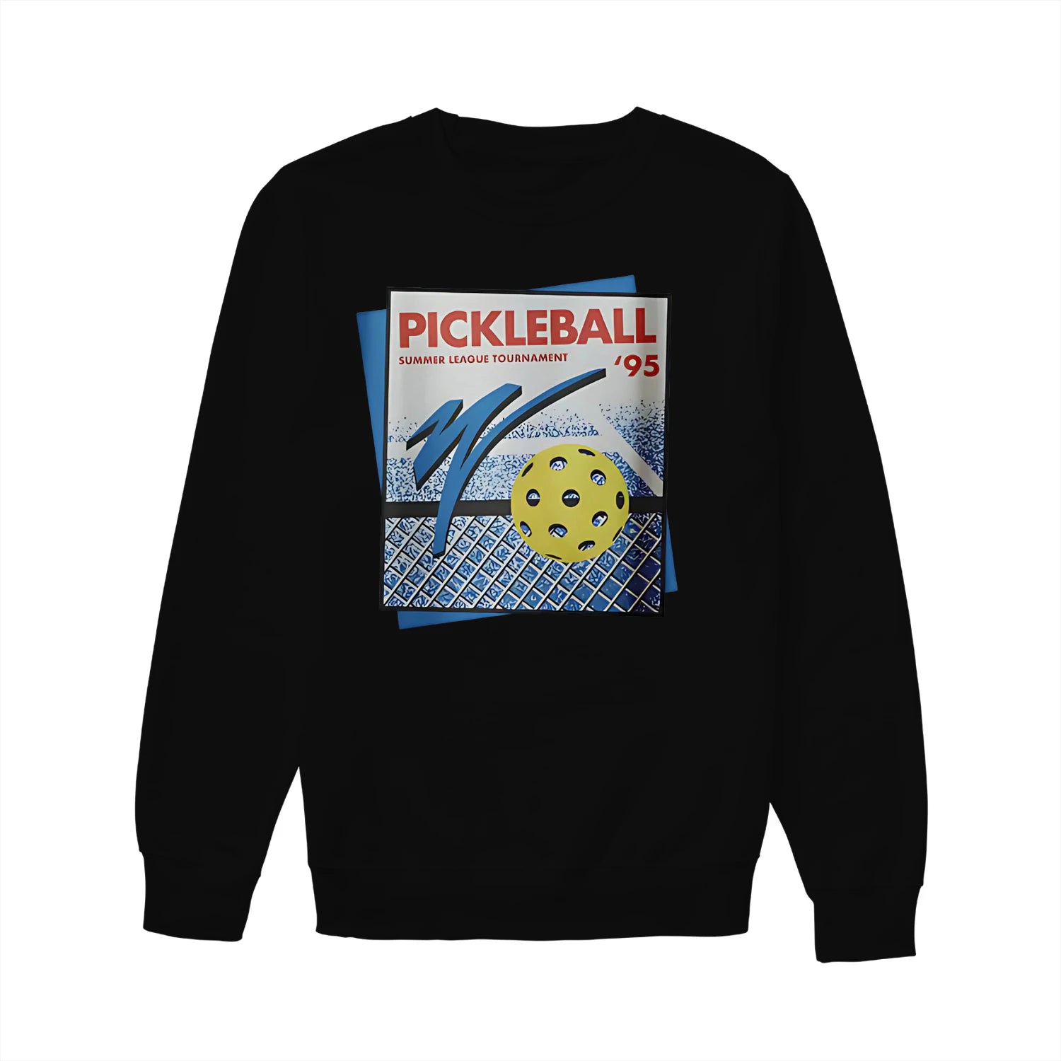 retro pickleball court Women’s Sweatshirt – Funny Gift