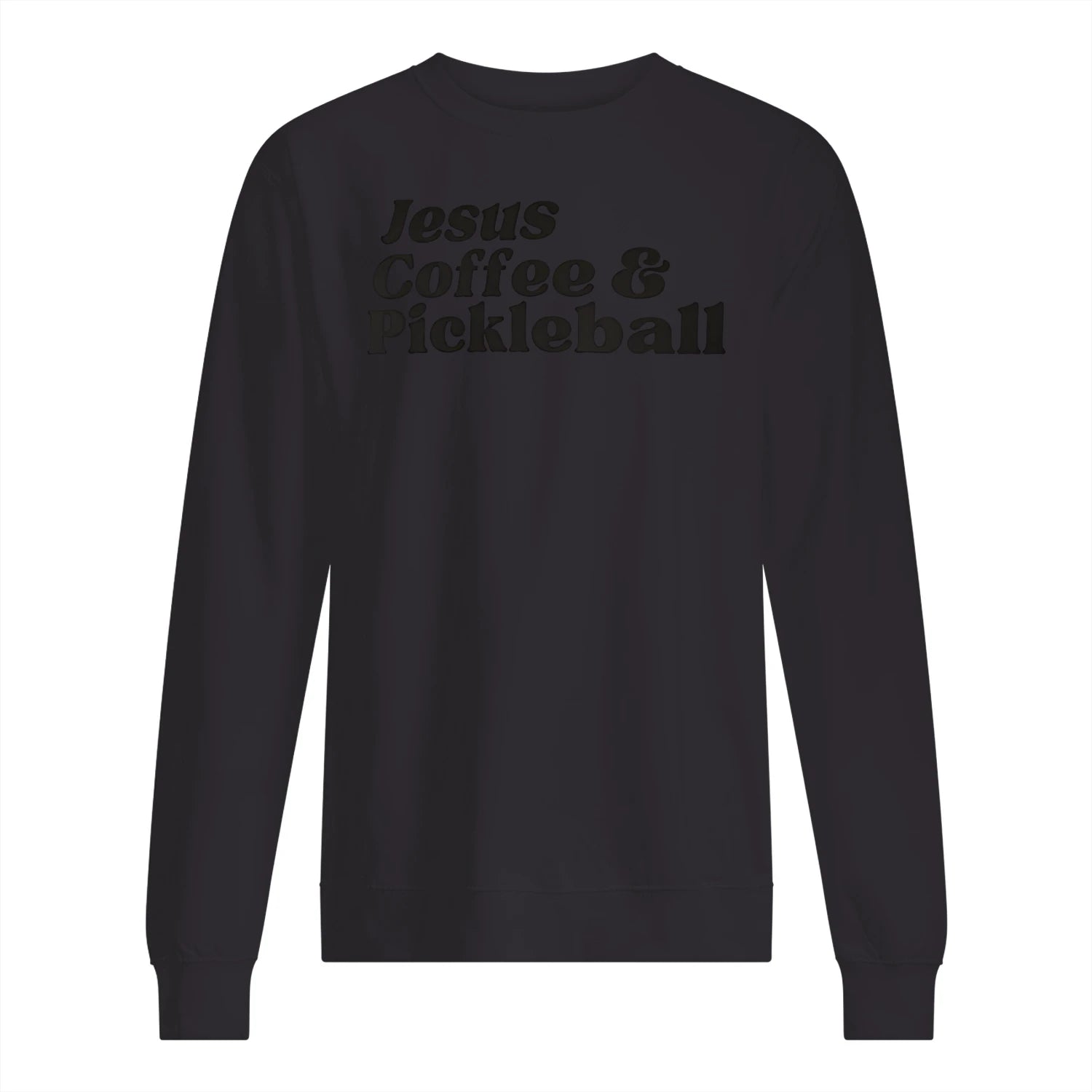 Jesus, Coffee & Pickleball Men’s Sweatshirt – Funny Gift