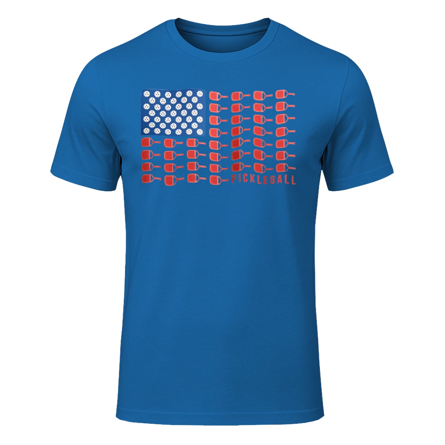 American Flag Pickleball T-Shirt – Funny Gift