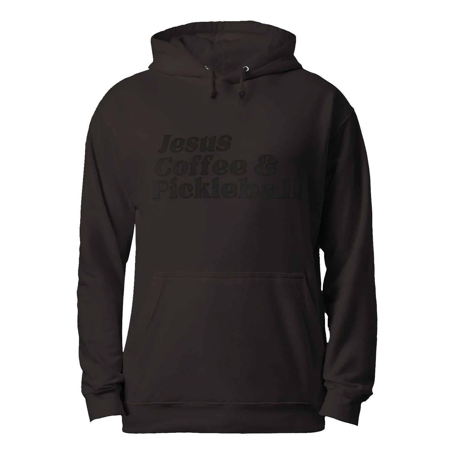 Jesus, Coffee & Pickleball Men’s Hoodie – Funny Gift
