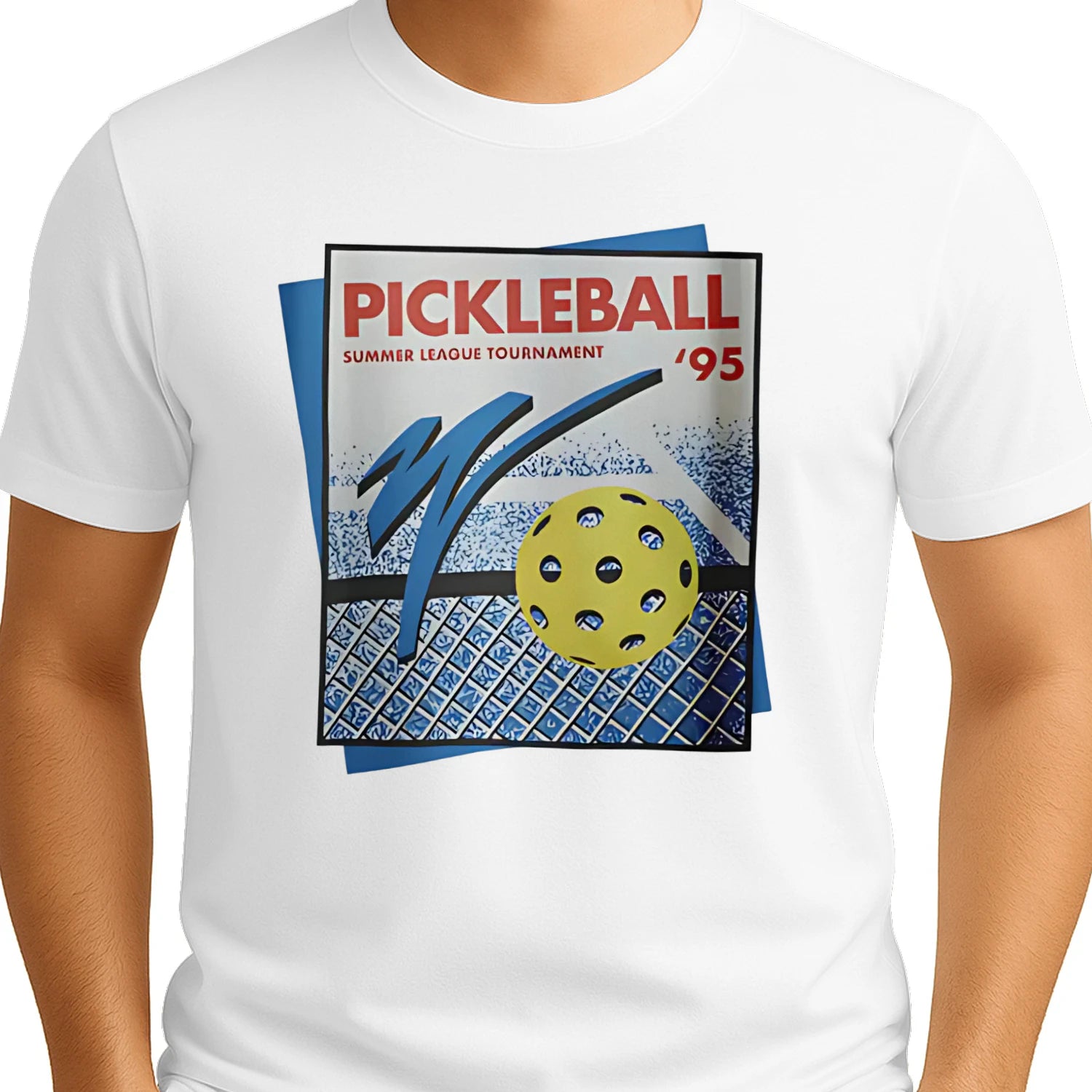 Retro Pickleball Court T-Shirt – Funny Gift