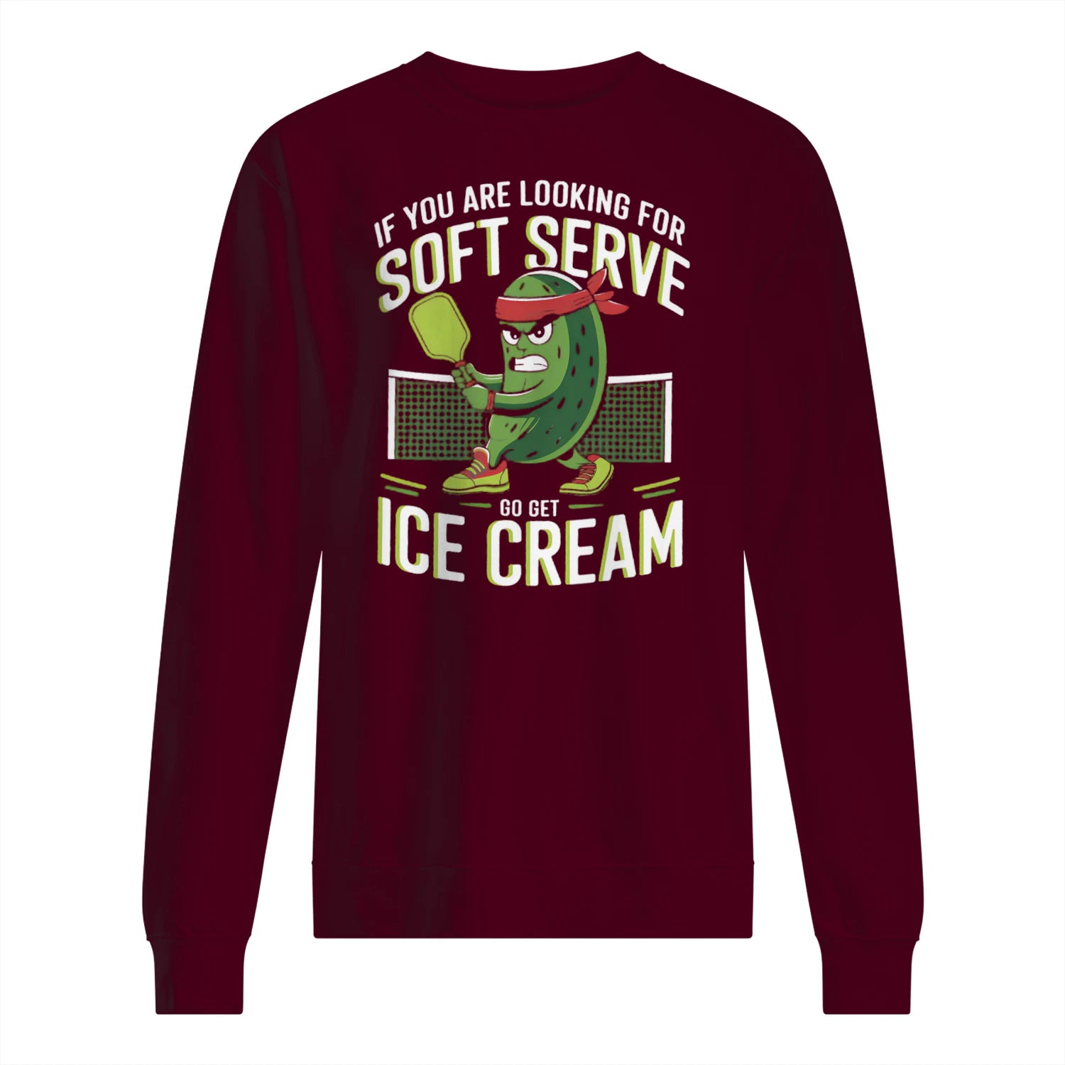 Pickleball & Ice Cream Men’s Sweatshirt – Funny Gift