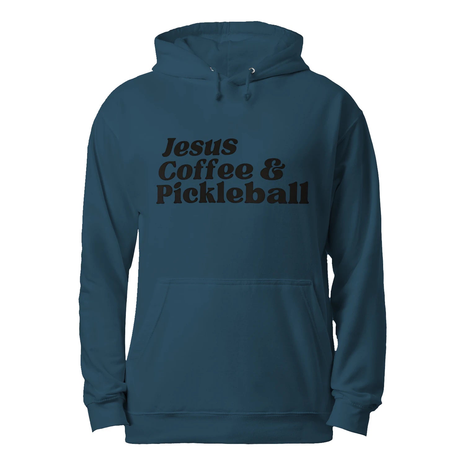 Jesus, Coffee & Pickleball Men’s Hoodie – Funny Gift