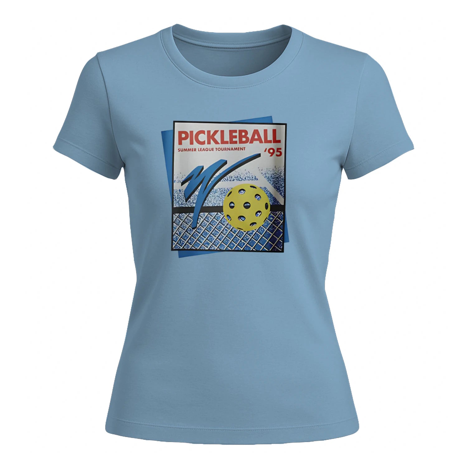 Retro Pickleball Court for Women’s T-Shirt – Funny Gift