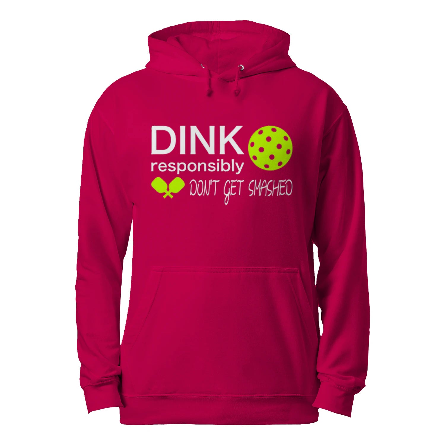 Dink Responsibly Pickleball Men’s Hoodie – Funny Gift