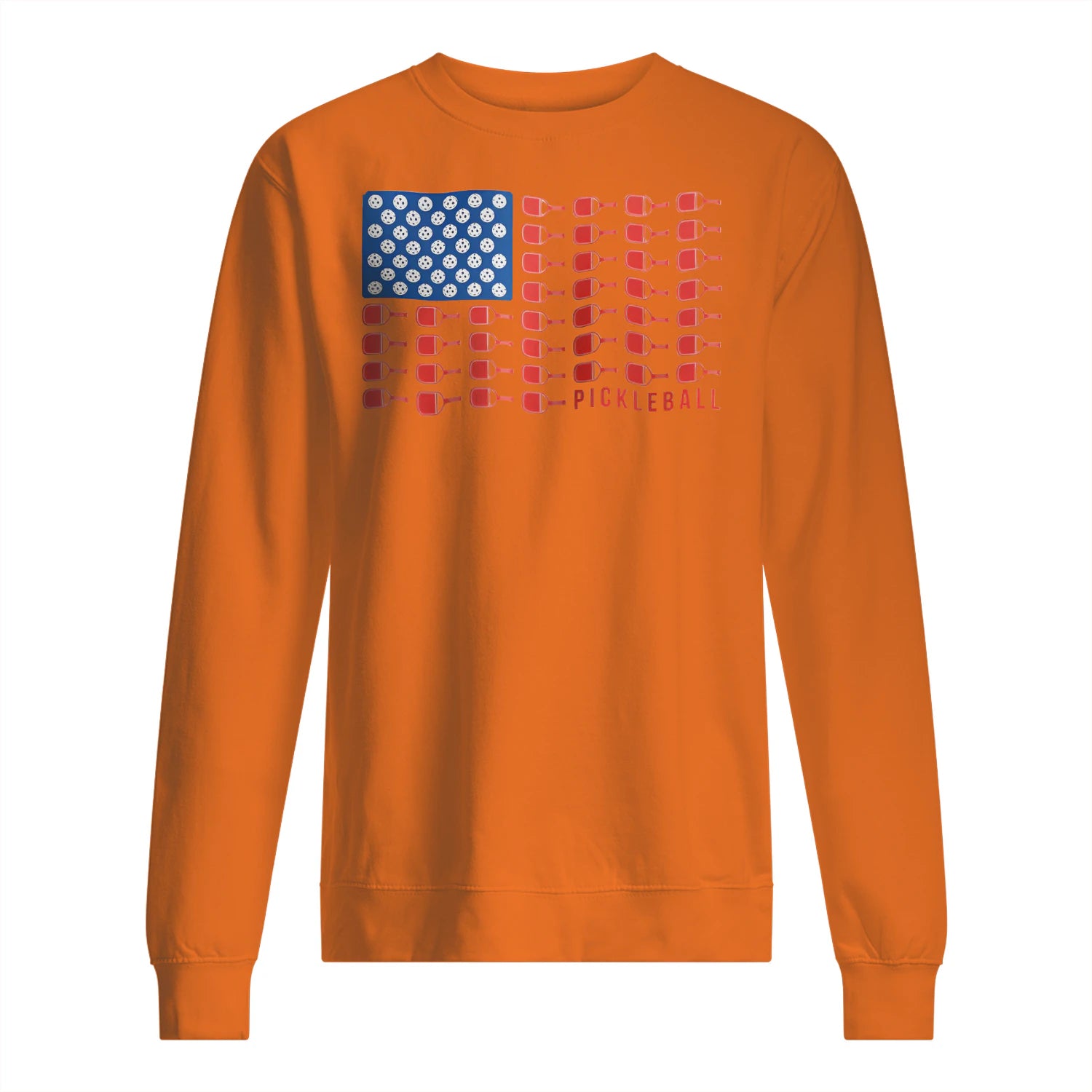 American Flag Pickleball Men’s Sweatshirt – Funny Gift