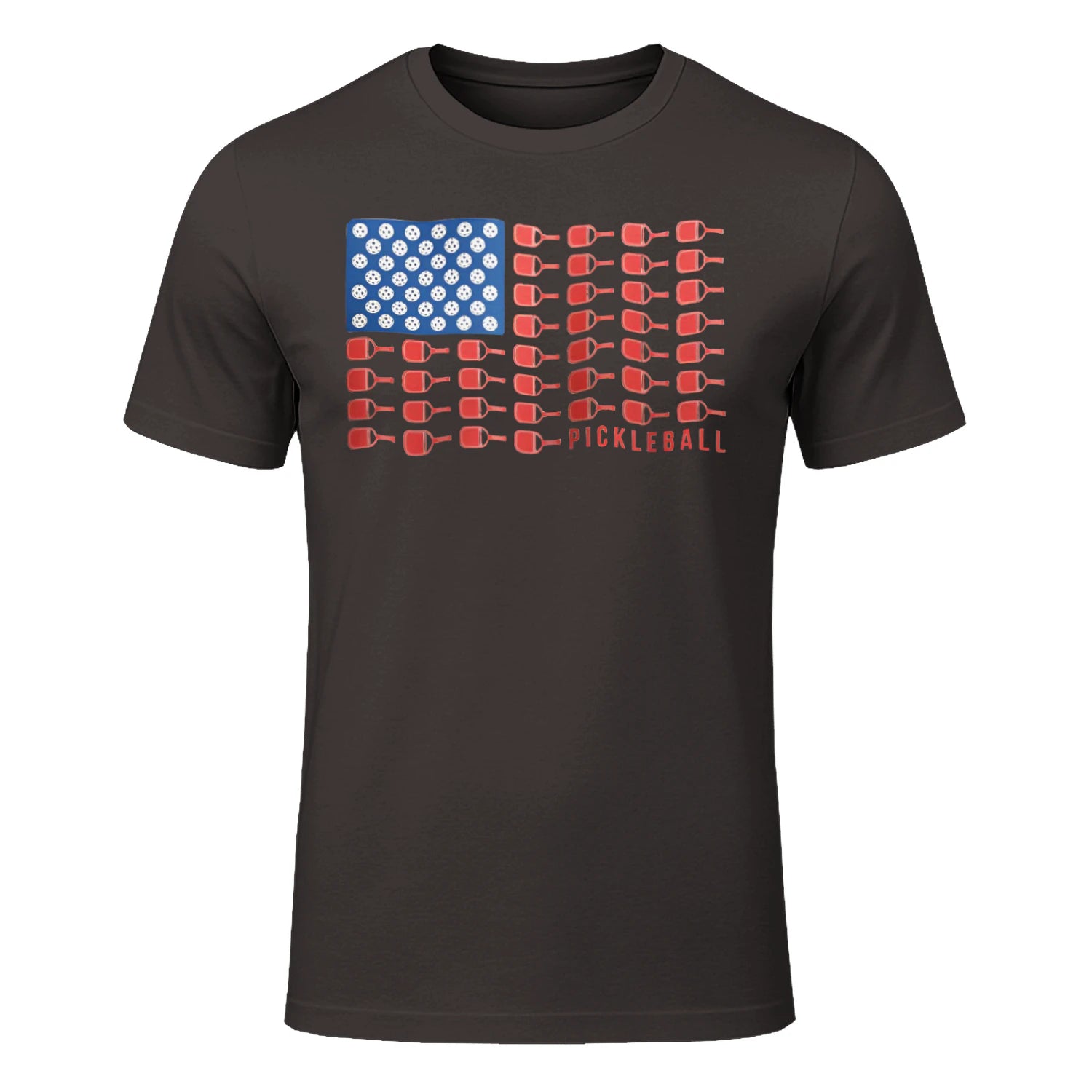 American Flag Pickleball T-Shirt – Funny Gift