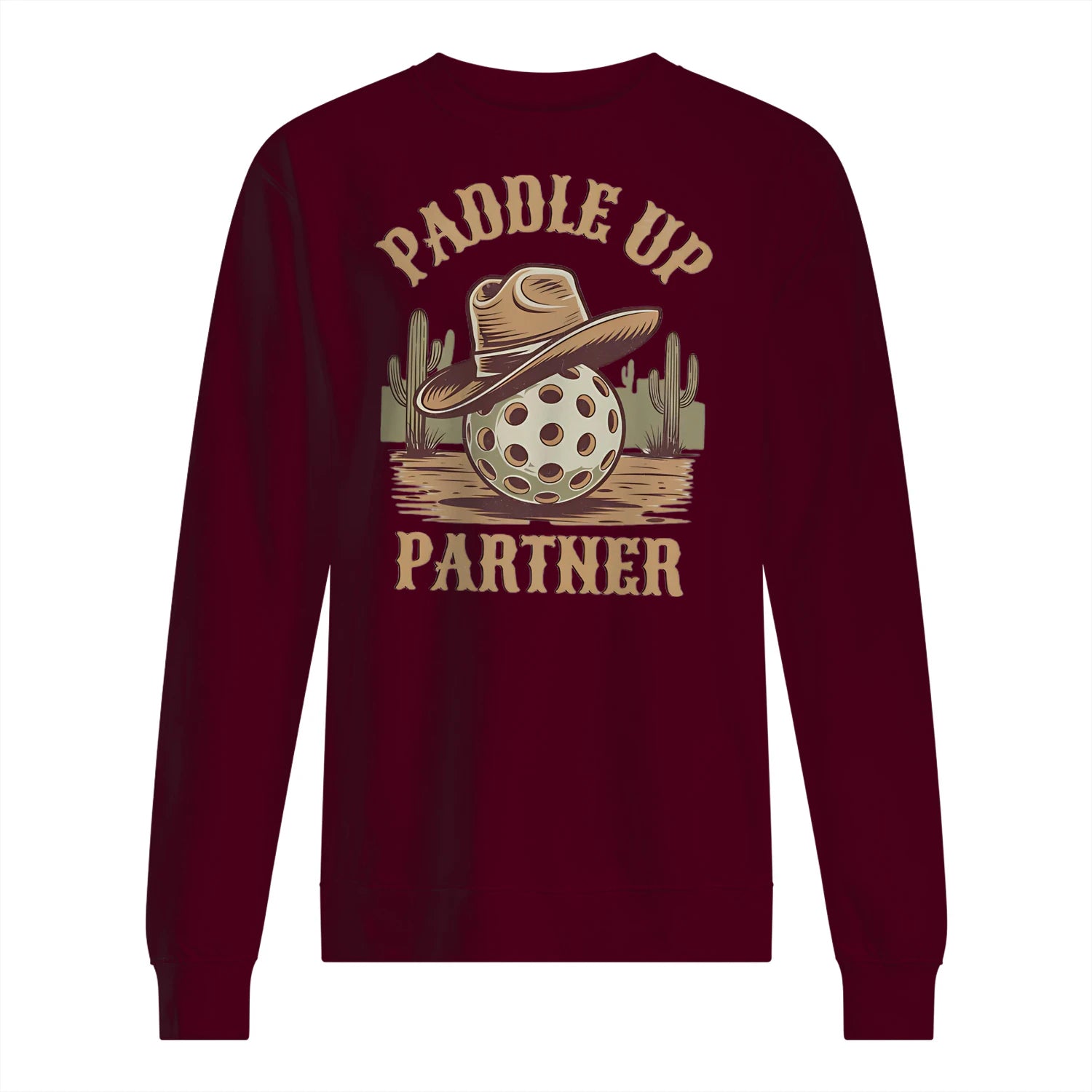Paddle Up Partner Pickleball Men’s Sweatshirt – Funny Gift