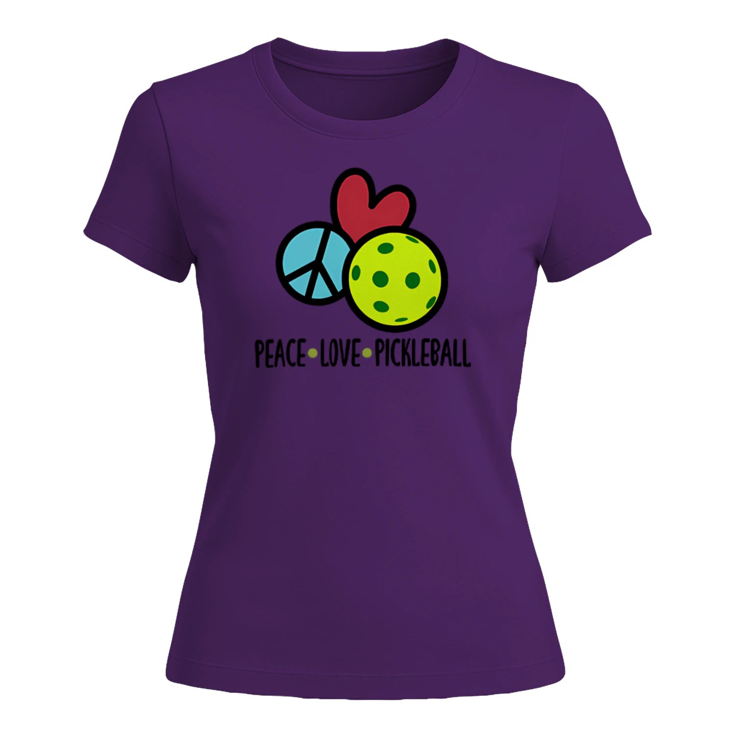 Peace Love Pickleball for Women’s T-Shirt – Funny Gift