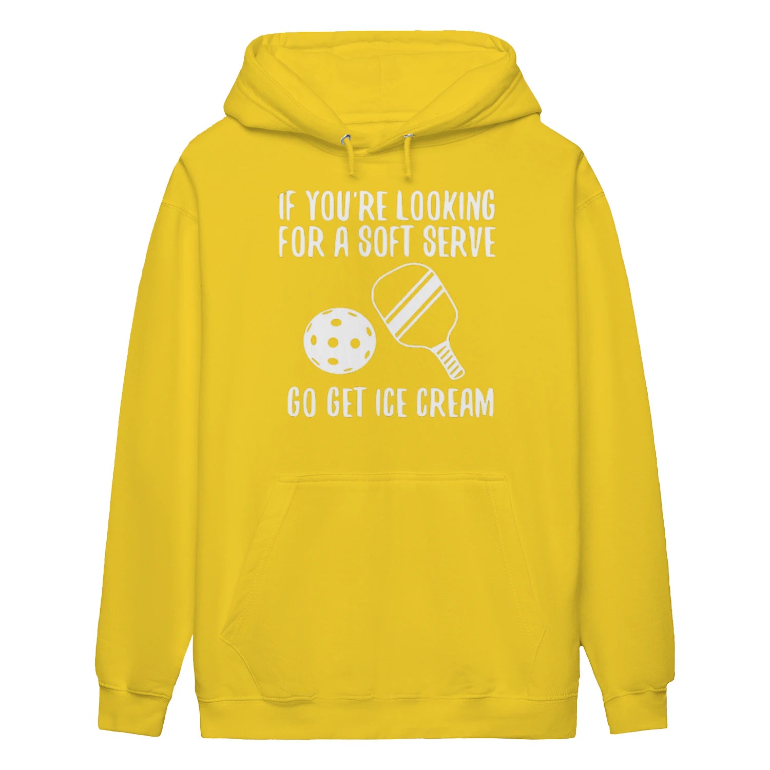 soft serve joke pickleball Women’s Hoodie – Funny Gift