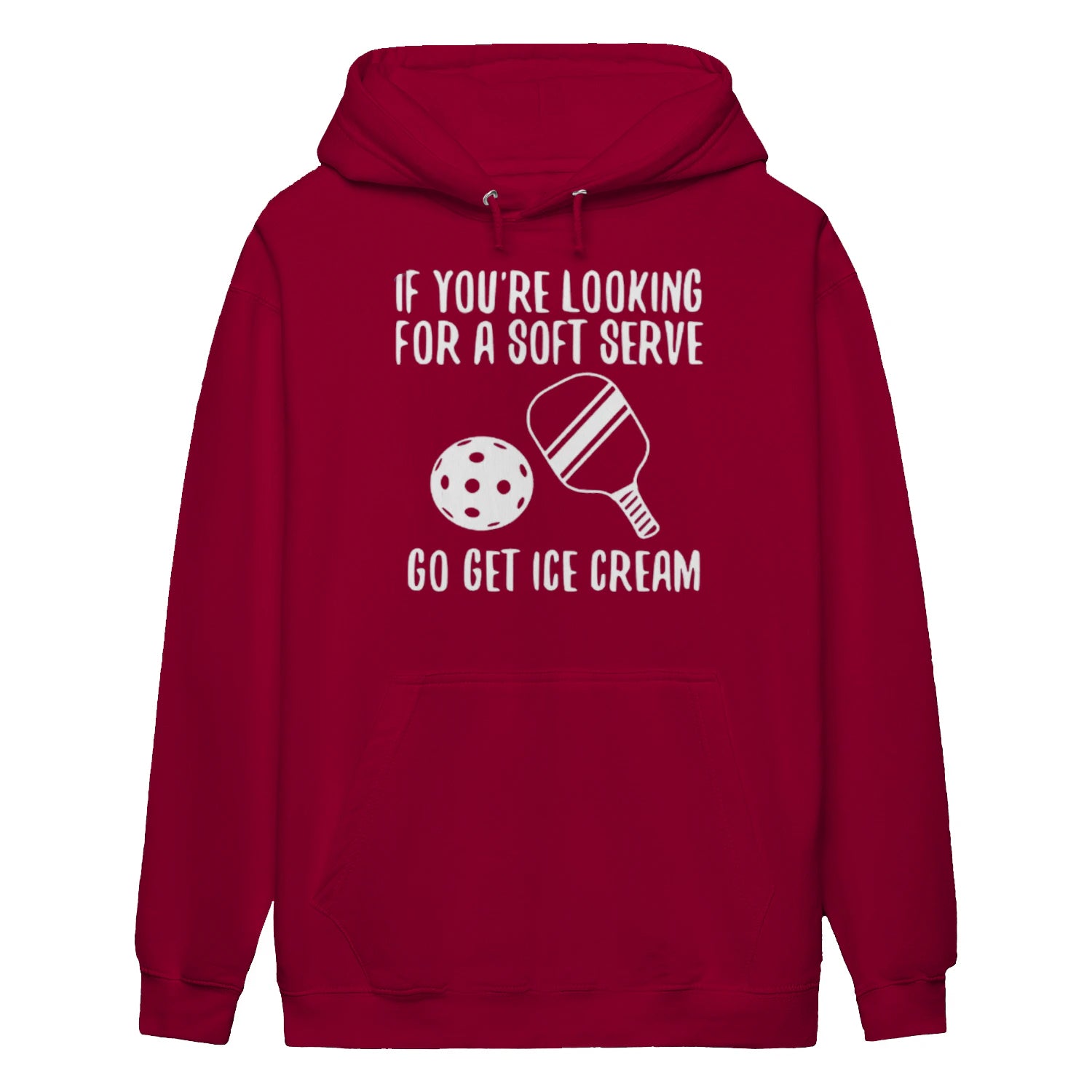 soft serve joke pickleball Women’s Hoodie – Funny Gift
