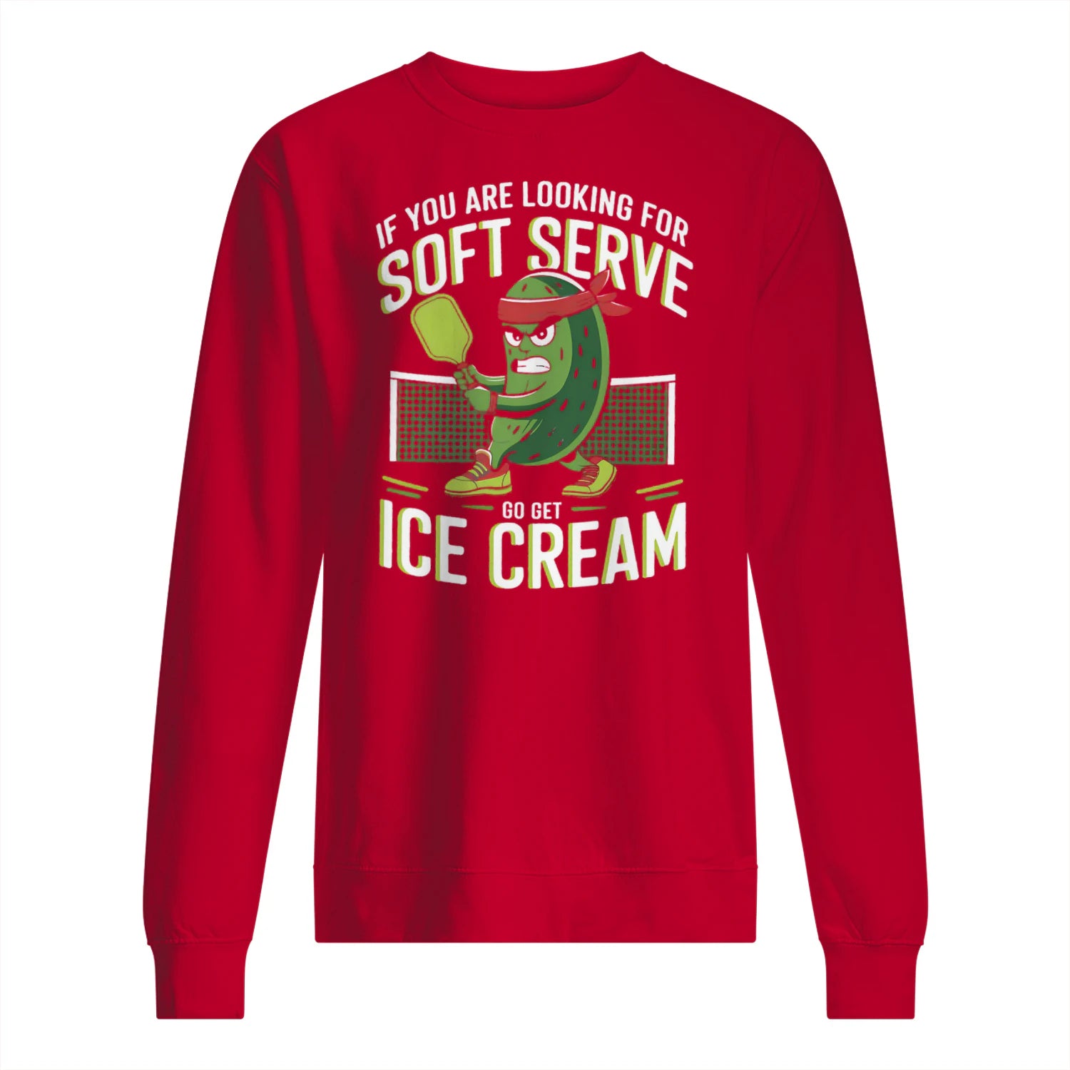 Pickleball & Ice Cream Men’s Sweatshirt – Funny Gift