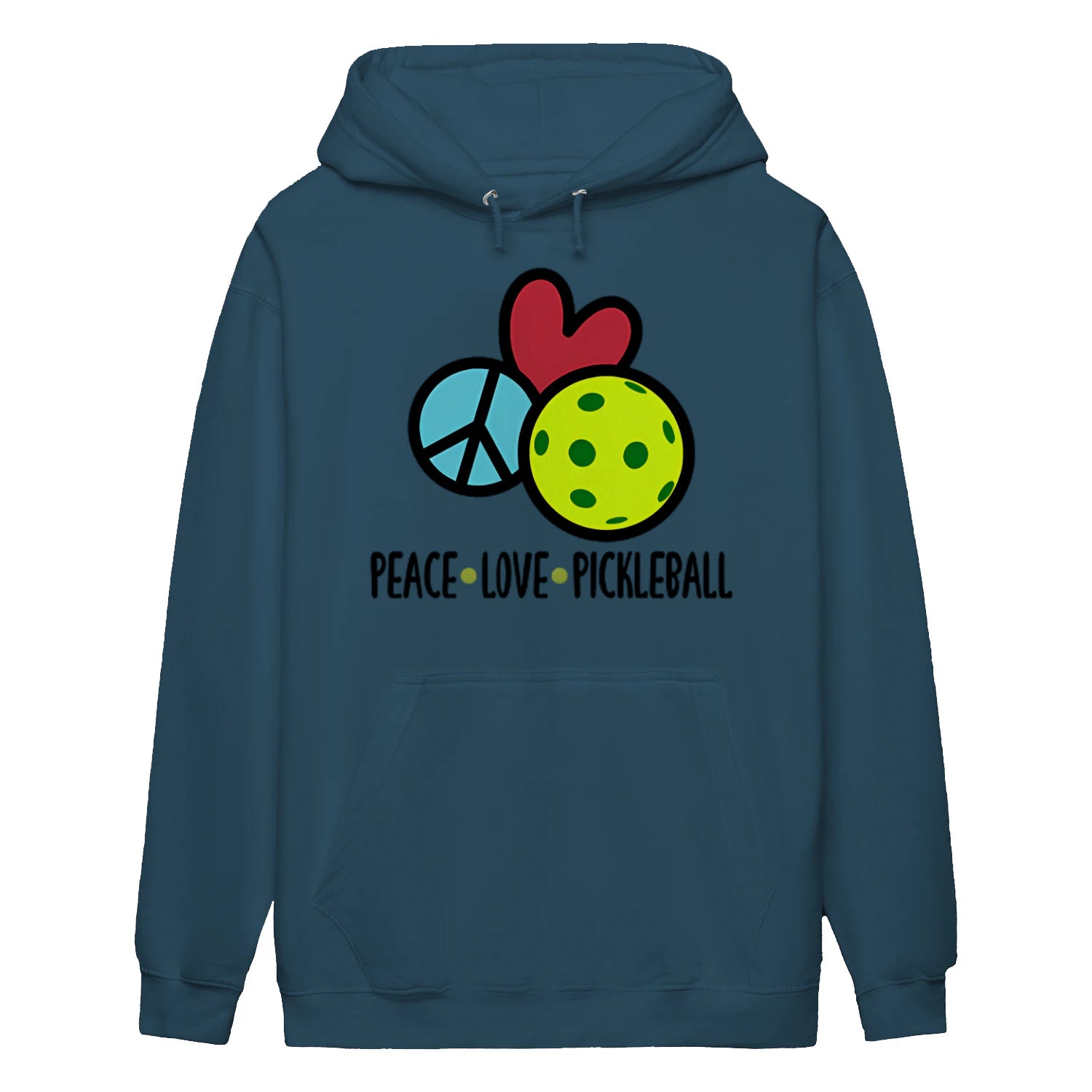 Pickleball Christmas Ornaments Men’s Hoodie – Funny Gift