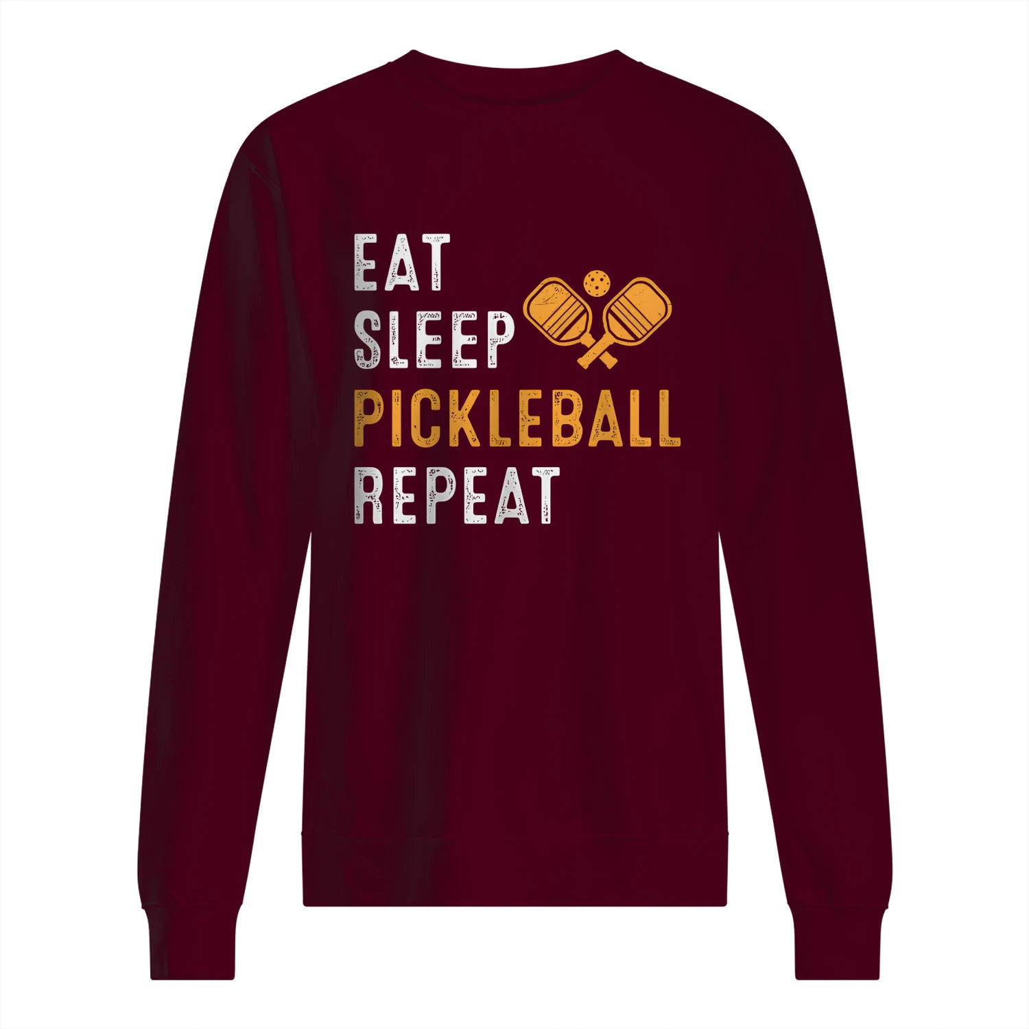 Eat Sleep Pickleball Repeat Men’s Sweatshirt – Funny Gift