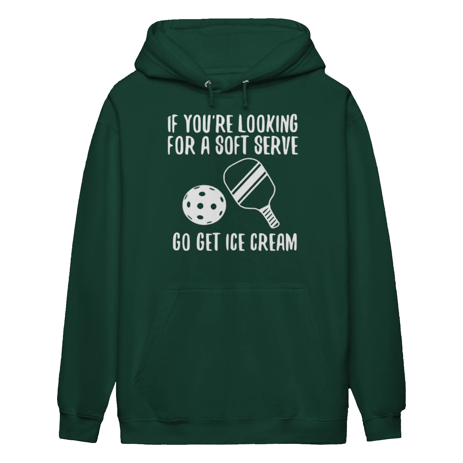 soft serve joke pickleball Women’s Hoodie – Funny Gift