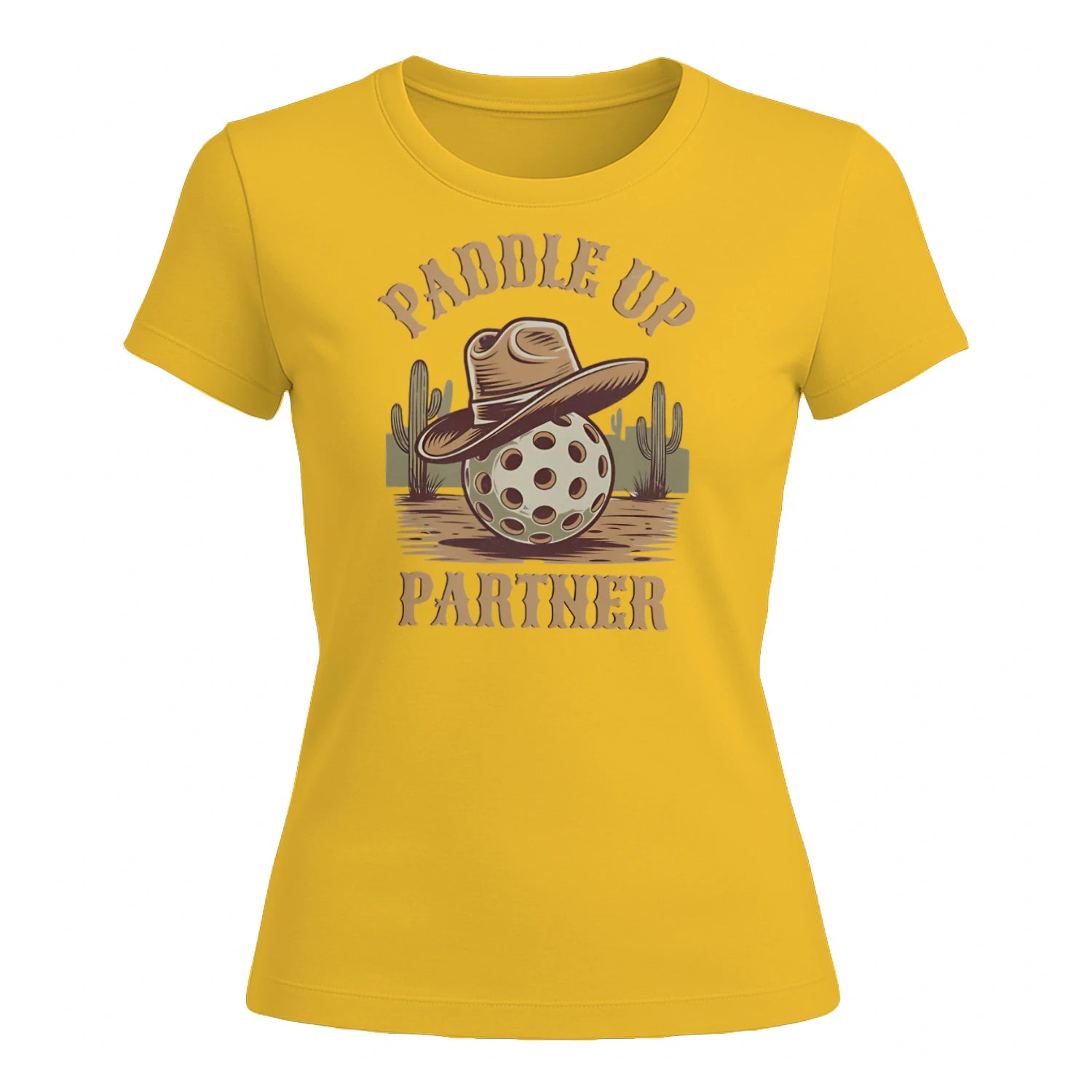 Paddle Up Partner for Pickleball Women’s T-Shirt – Funny Gift