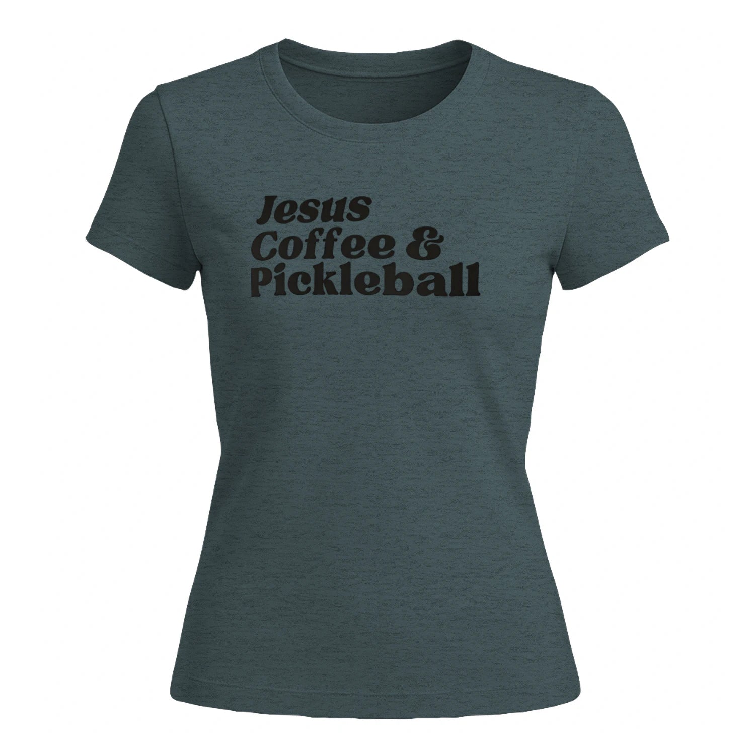 Jesus, Coffee & Pickleball for Women’s T-Shirt – Funny Gift
