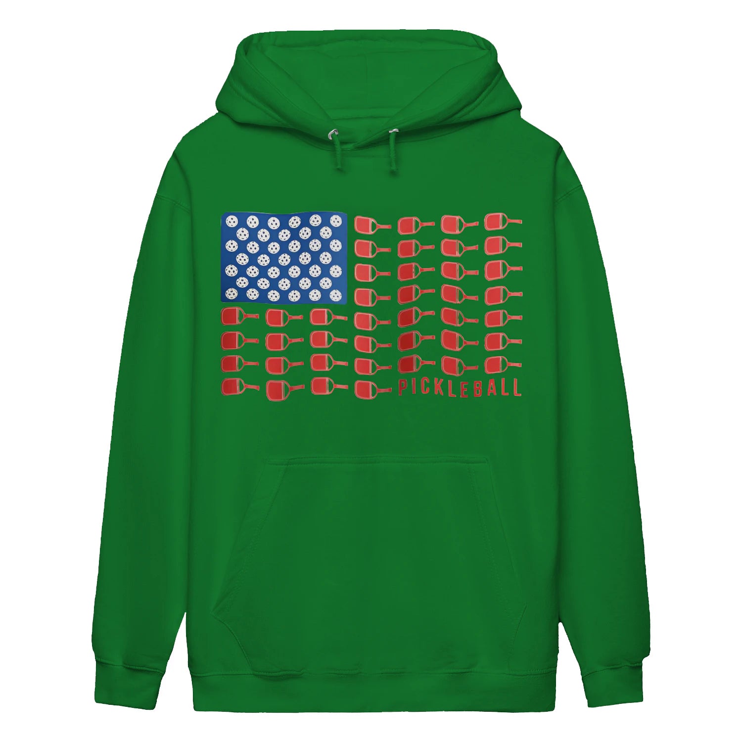 american flag pickleball Women’s Hoodie – Funny Gift