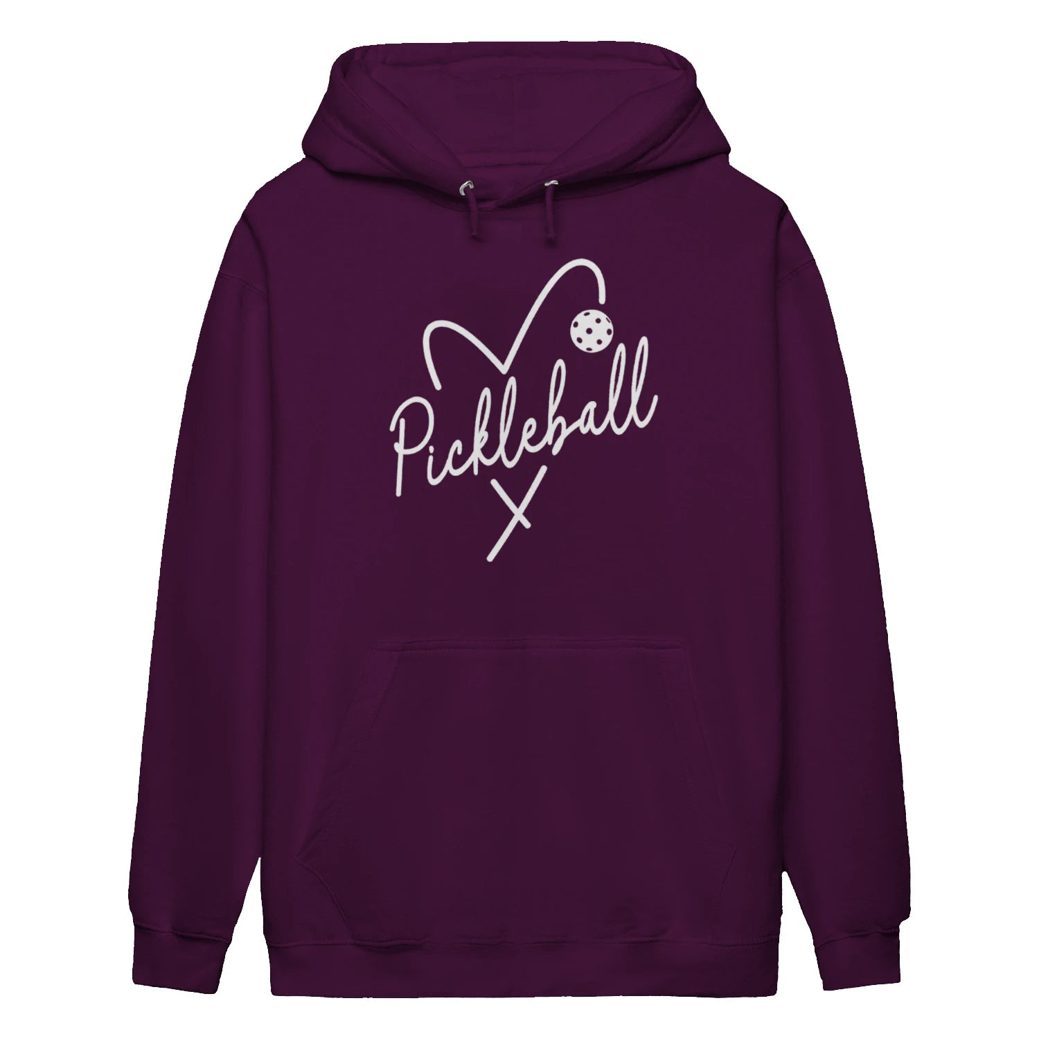 pickleball heart script Women’s Hoodie – Funny Gift