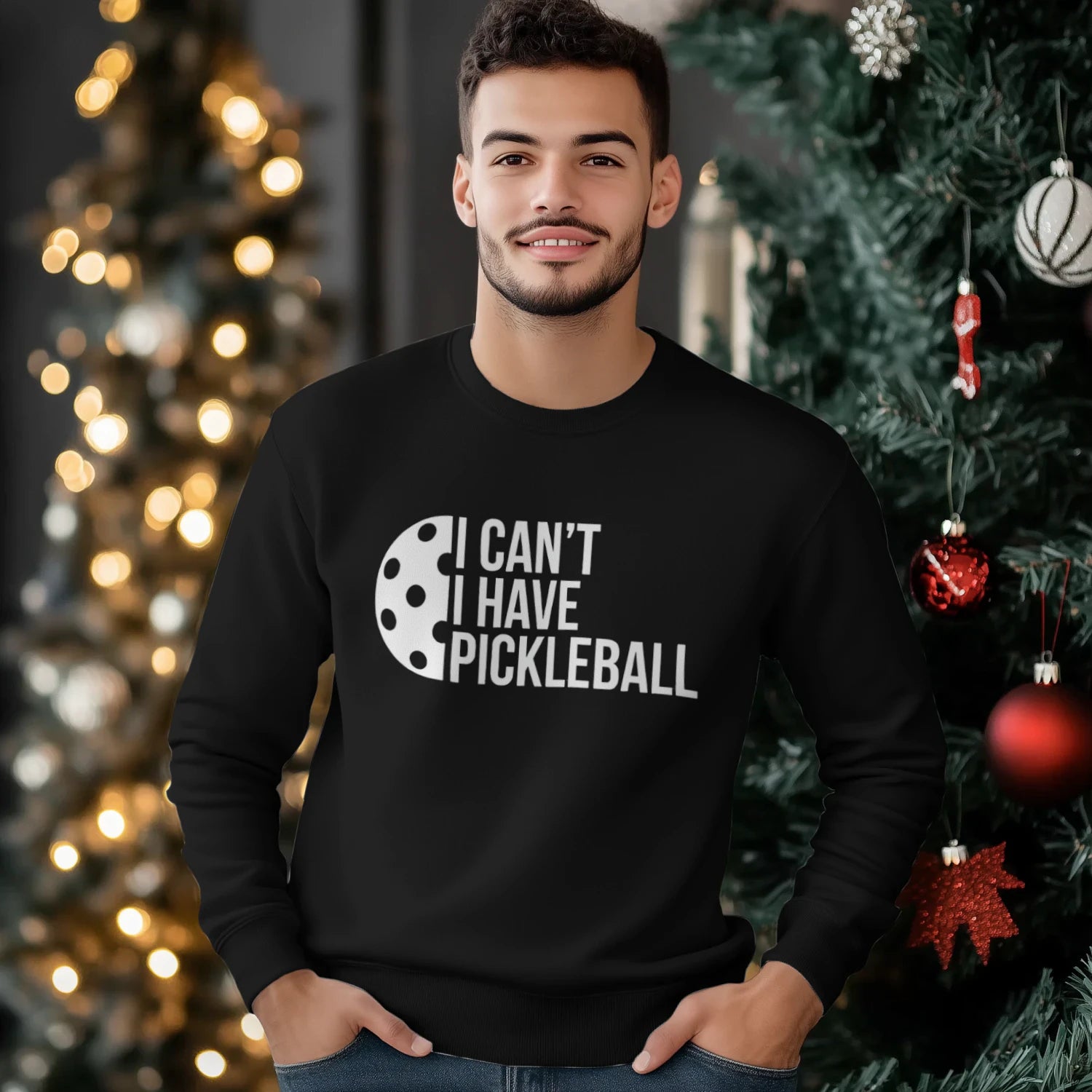 I Can’t, I Have Pickleball Men’s Sweatshirt – Funny Gift