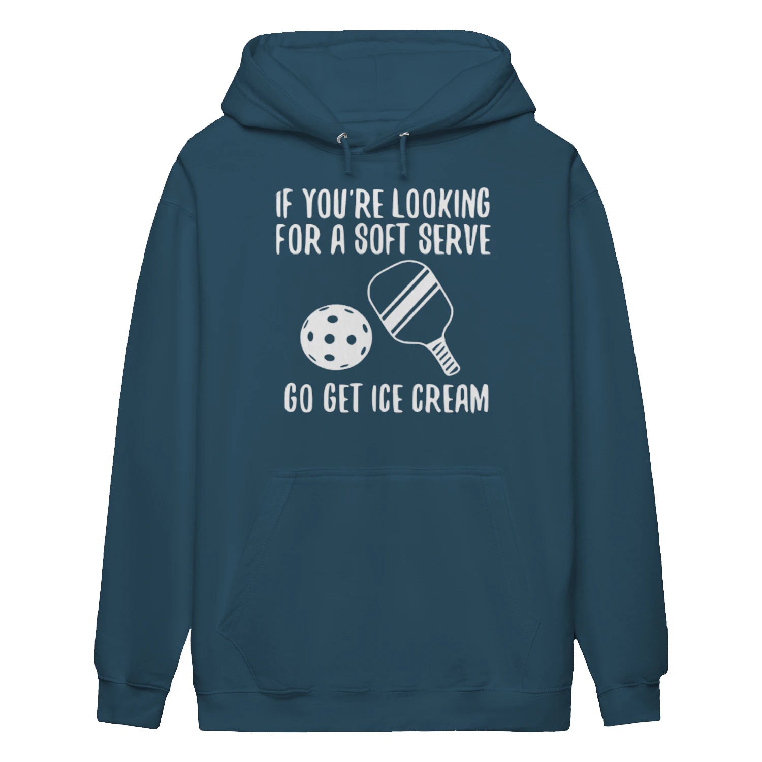 soft serve joke pickleball Women’s Hoodie – Funny Gift