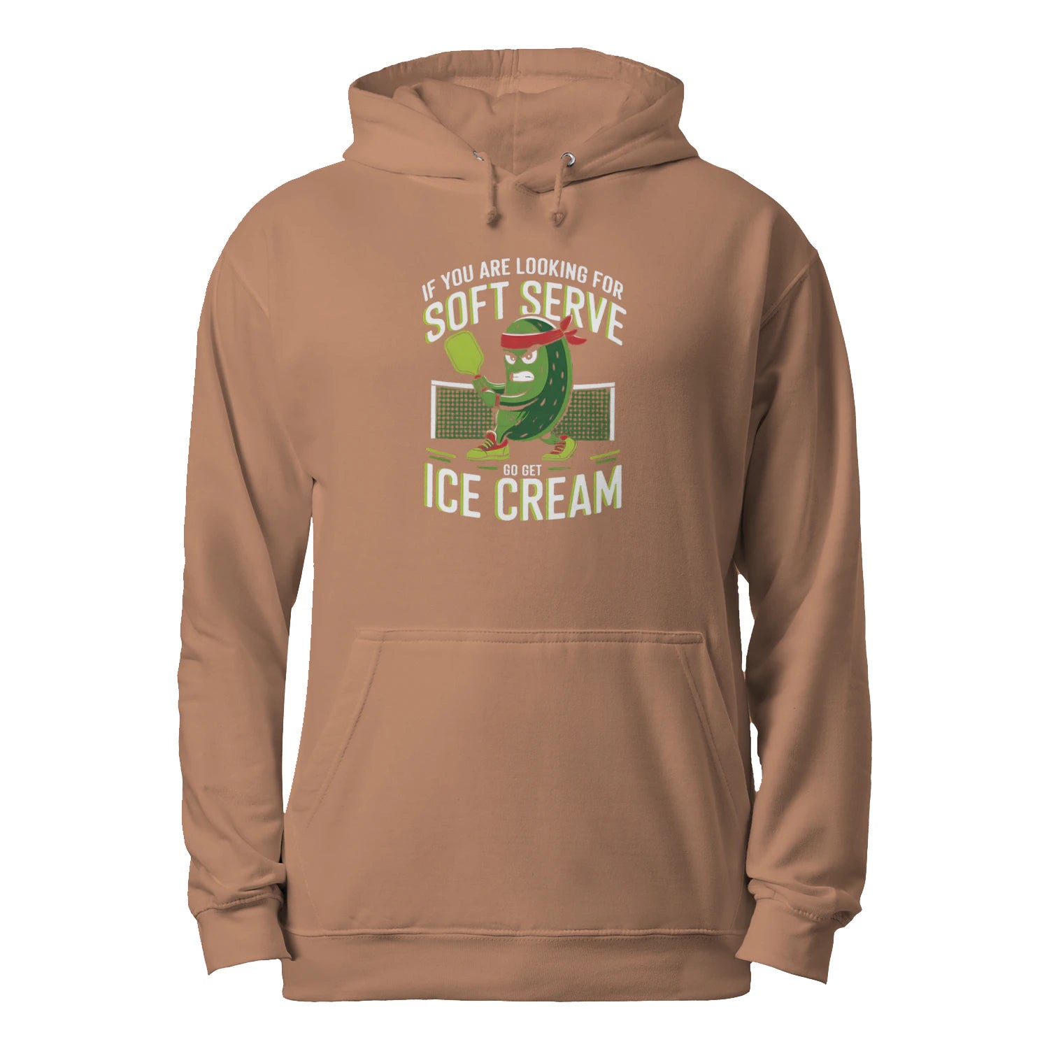 Pickleball & Ice Cream Men’s Hoodie – Funny Gift