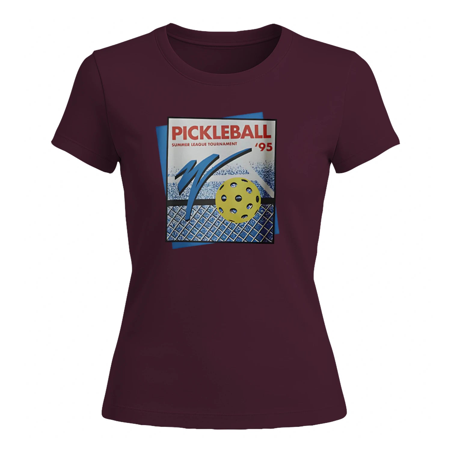 Retro Pickleball Court for Women’s T-Shirt – Funny Gift
